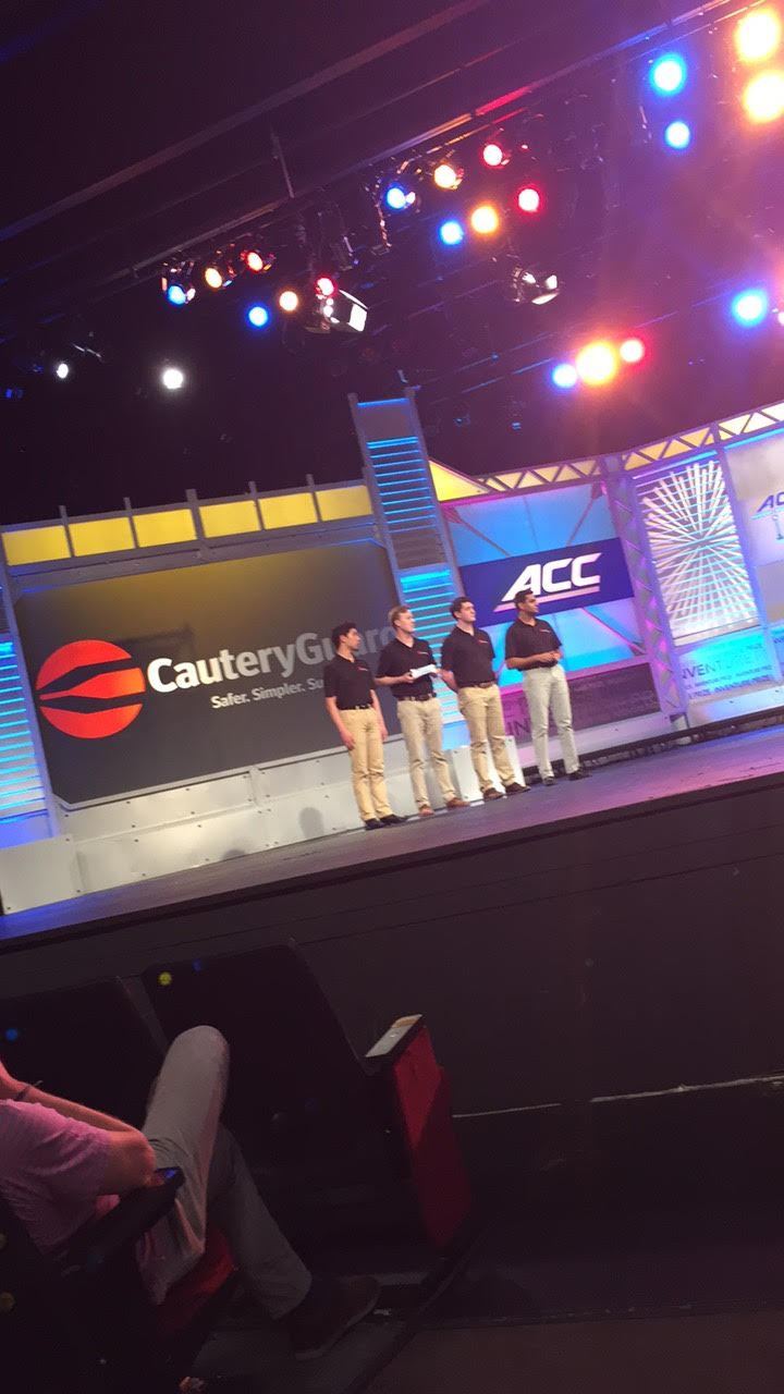 Jack Corelli, Hunter Hatcher, Dev Mandavia and Devin Li with CauteryGuard, Georgia Tech. | PHOTO: Tami McQueen