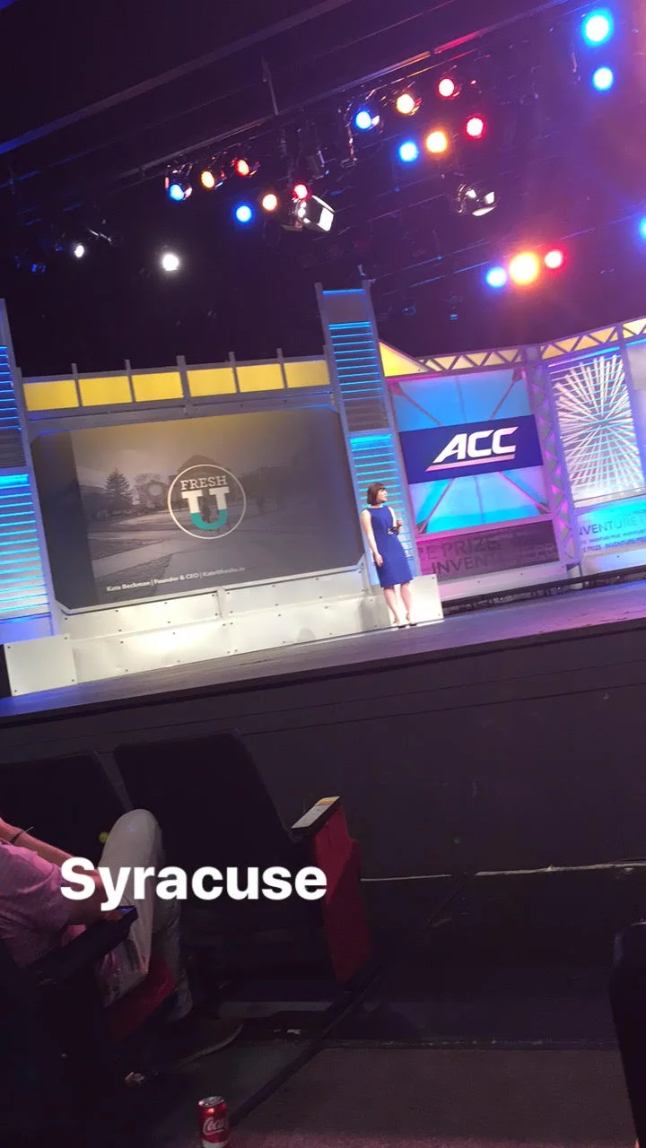 Kate Beckman with Fresh U, Syracuse. | PHOTO: Tami McQueen