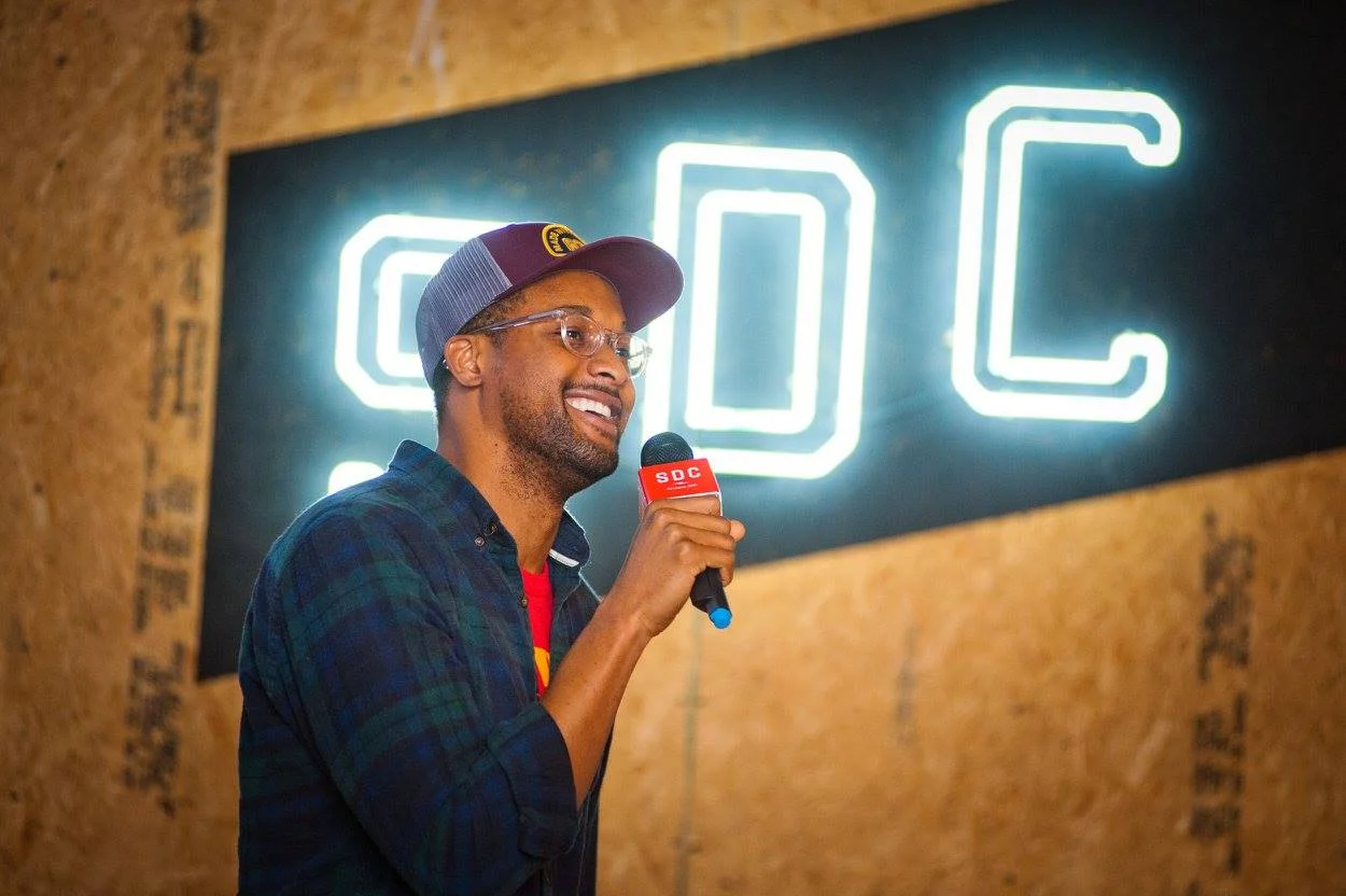 Switchyards member Ugo Ezeamuzie guest-hosting for Tavani. | PHOTO: Jason Seagle