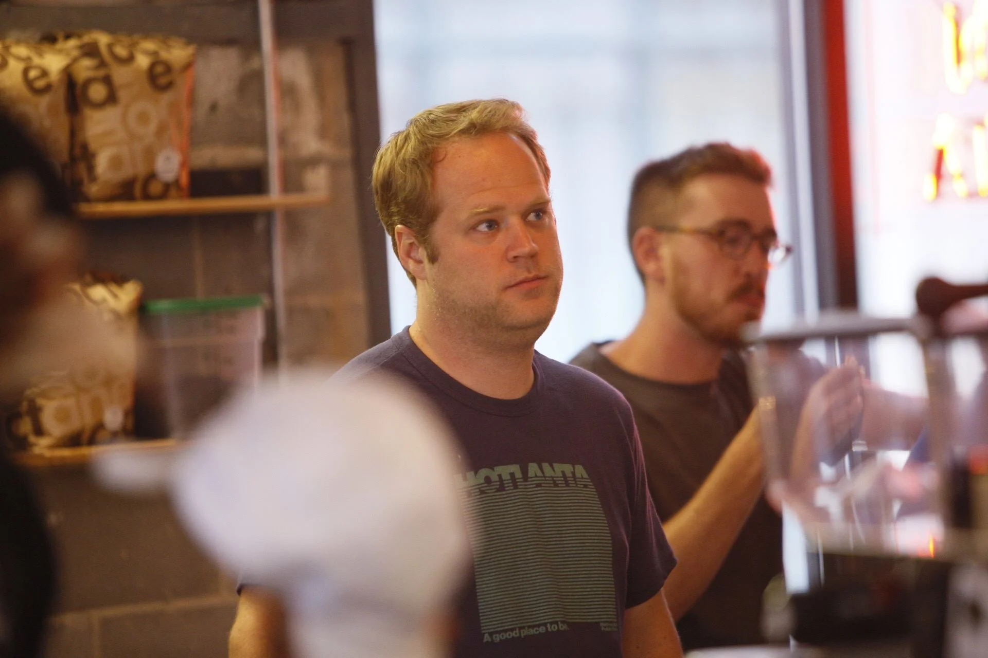 This is SDC member Blake . Blake looks skeptical. Or pensive. Or maybe he's considering getting ice cream delivered by Rush ? | PHOTO: Chil Creative
