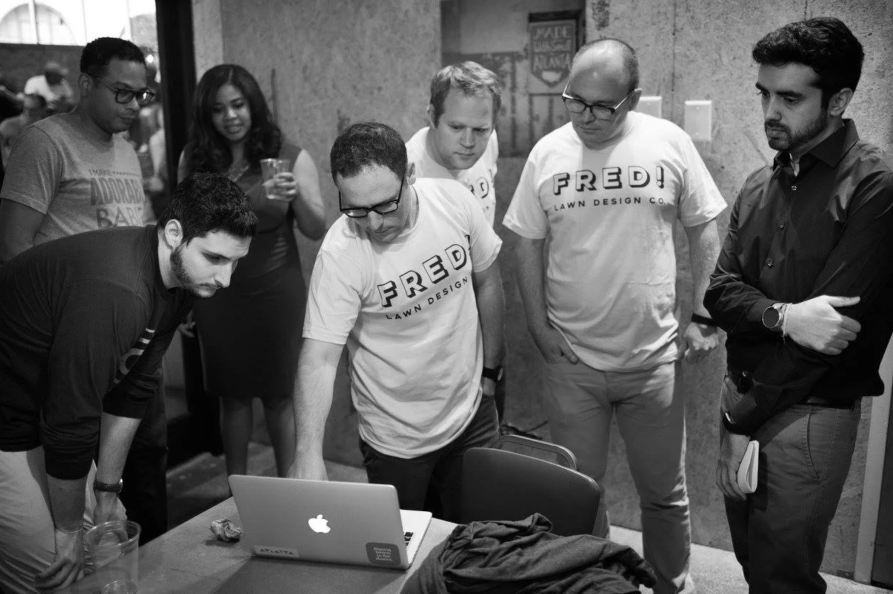 Gearing up to go on: Behind-the-scenes view at The Consumer Show. | PHOTO: Jason Seagle