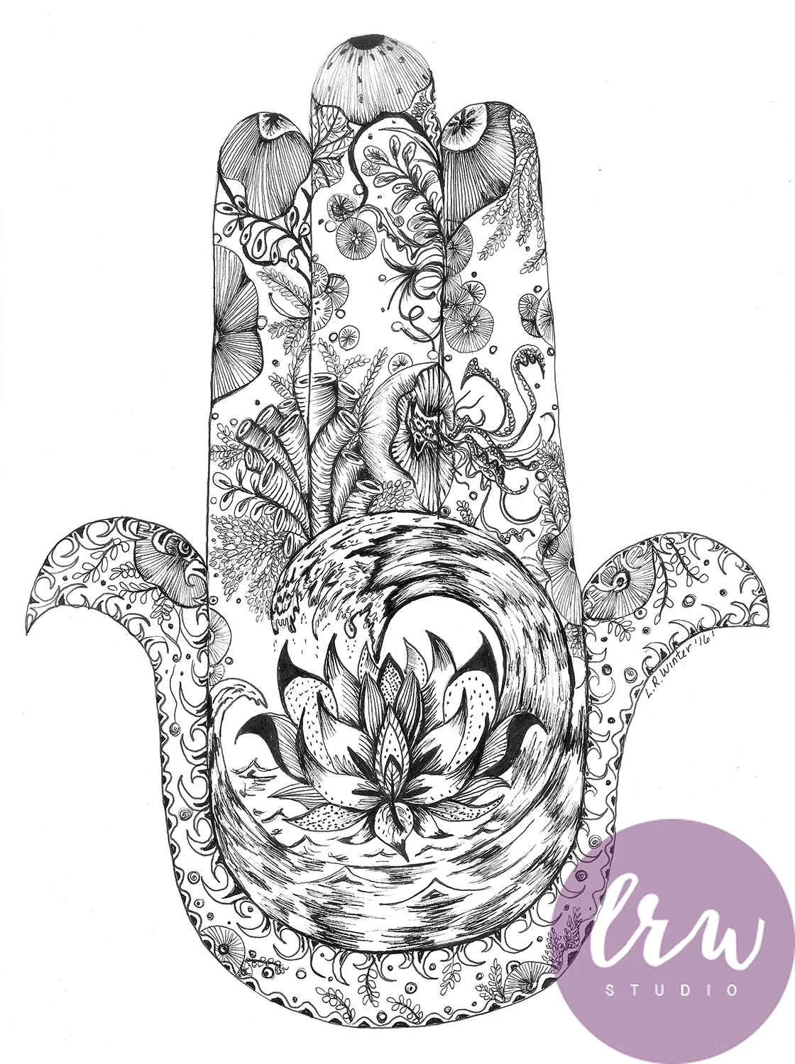 In addition to being a therapist, Leah also uses art as a pathway to healing and transformation.