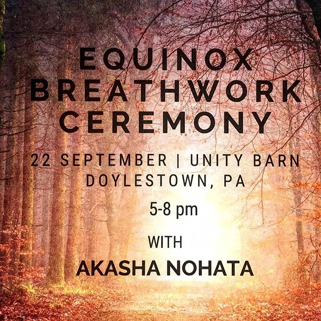 Join us next Sunday 9/22 for a Equinox Breathwork Ceremony lead by @akasha_nohata 
Space is limited-preregistration is required 
www.unitybarn.com
#soundhealing #soundtherapy #shamanicbreathwork #equinox #selfcare #unitybarn #meditate #transformation
