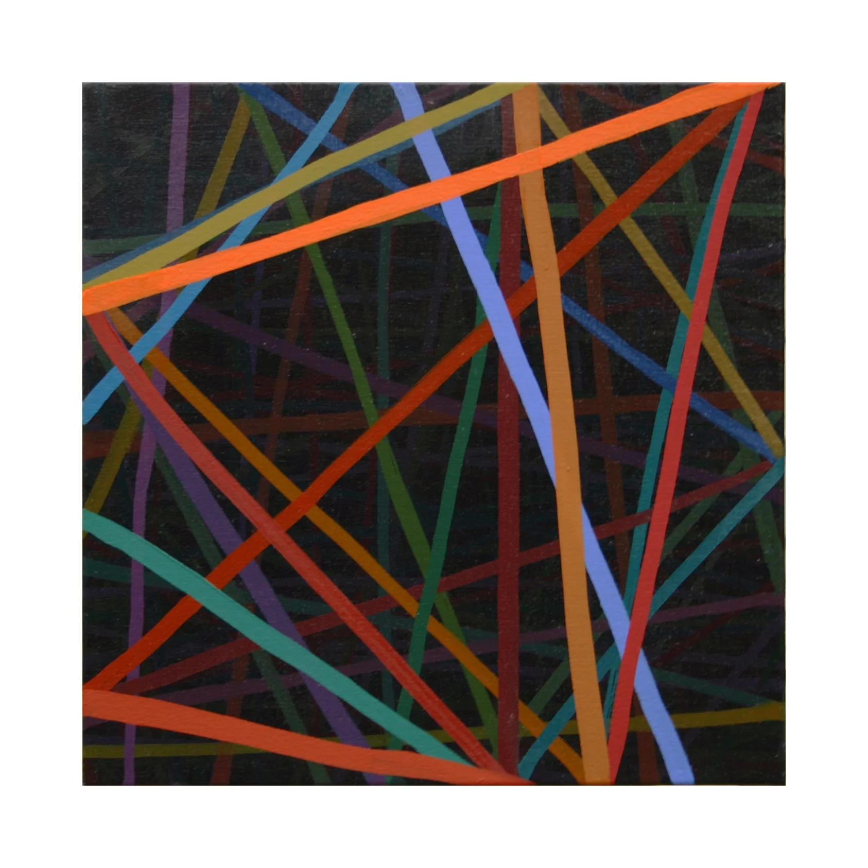 Dancing Lessons 2 18" x 18" Oil on Canvas 2017