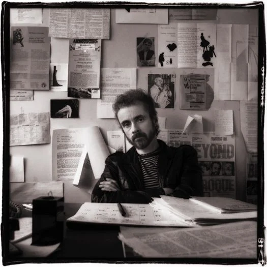 T.C. Boyle, Los Angeles, 1986. Gelatin Silver print.