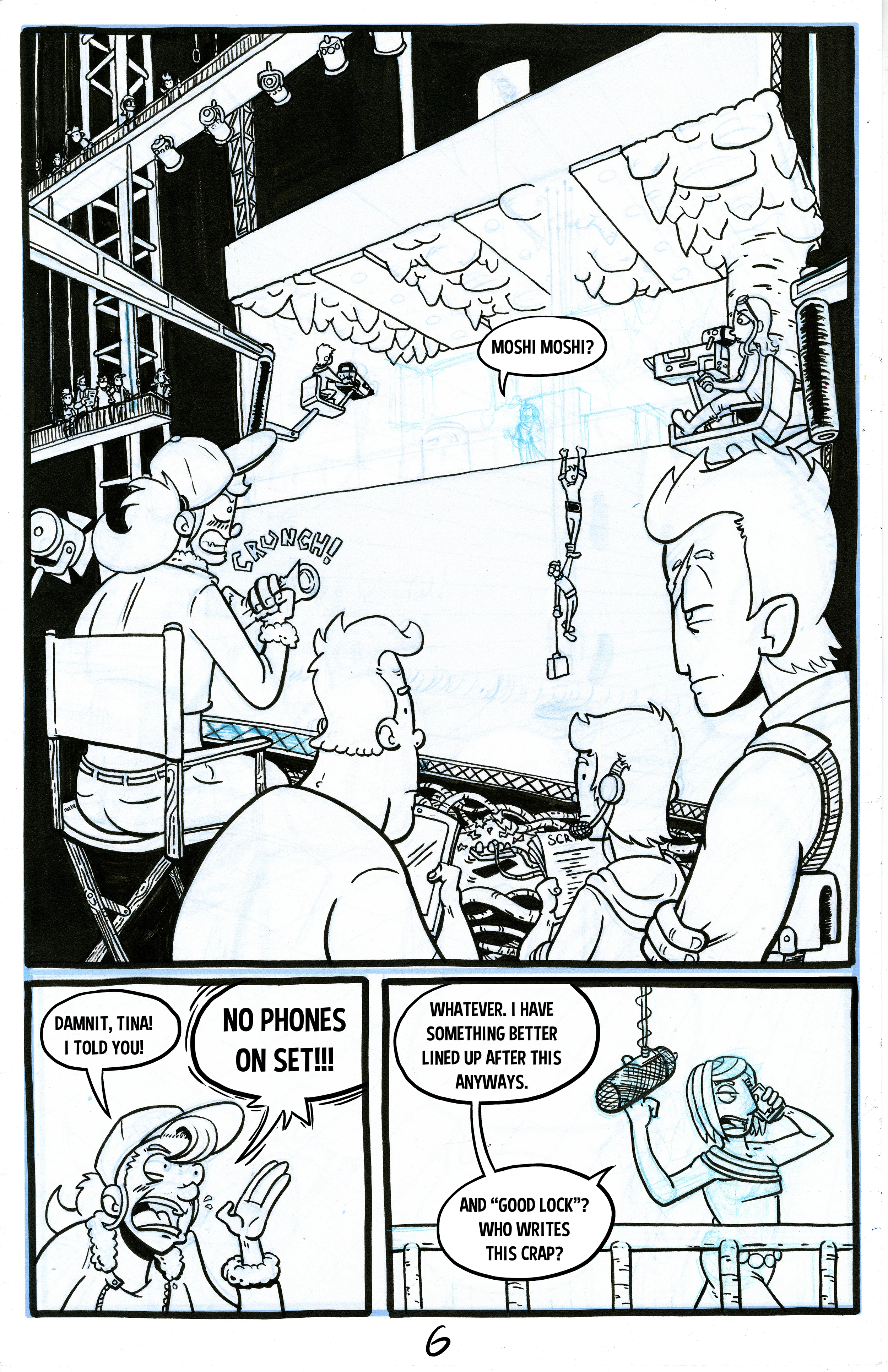 I'm still inking the middle of the set as you can probably tell.