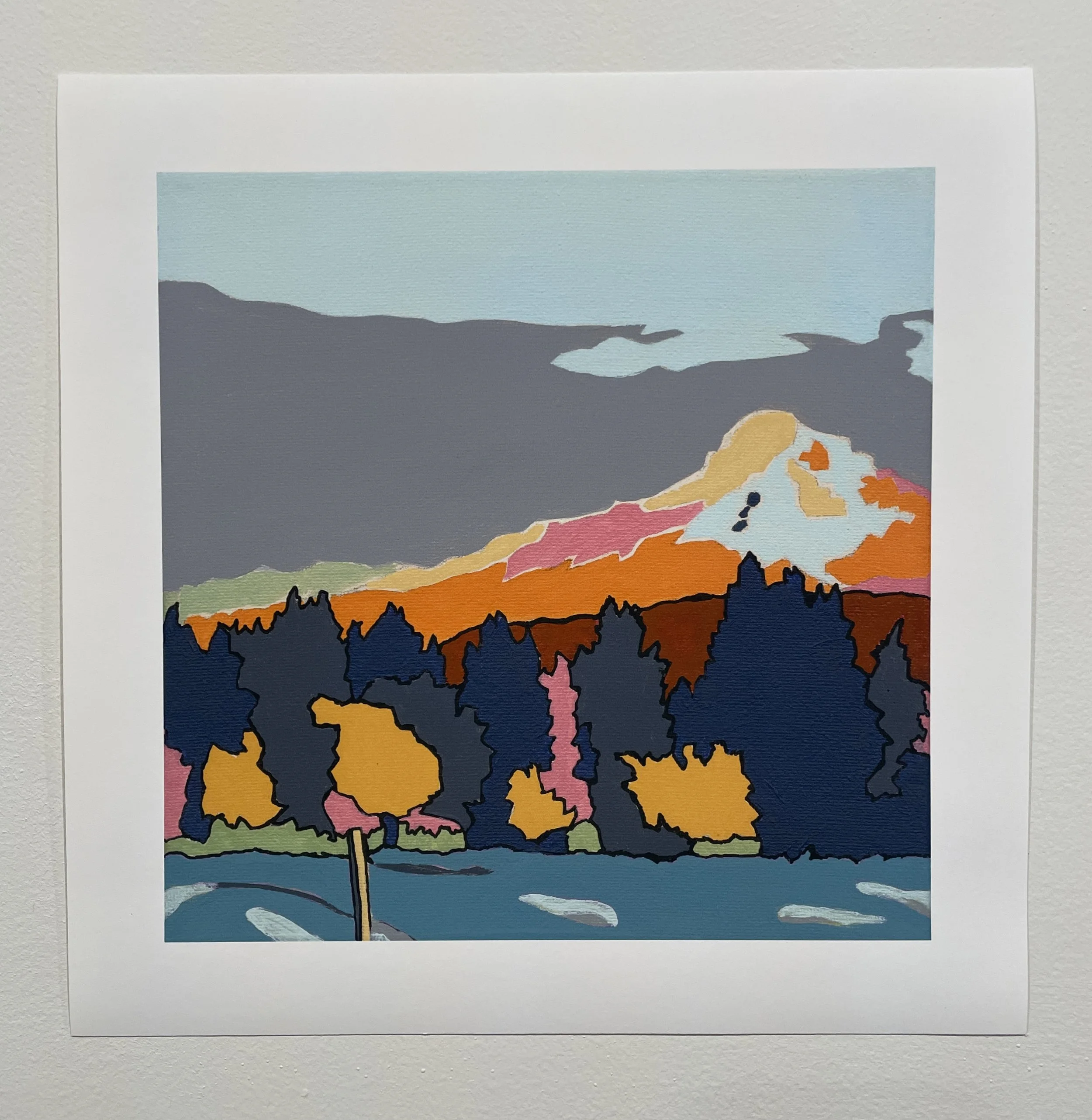 Mt. Hood from Grateful Vineyard No. 2