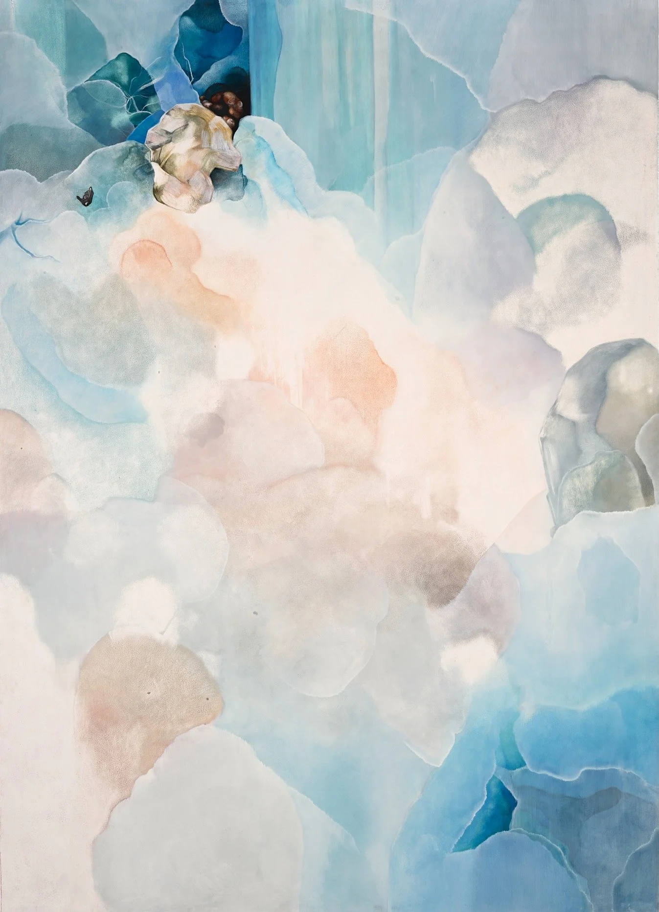 The Lilies How They Grow VIII | oil and pastel on paper | 84 x 60 in. | 2019