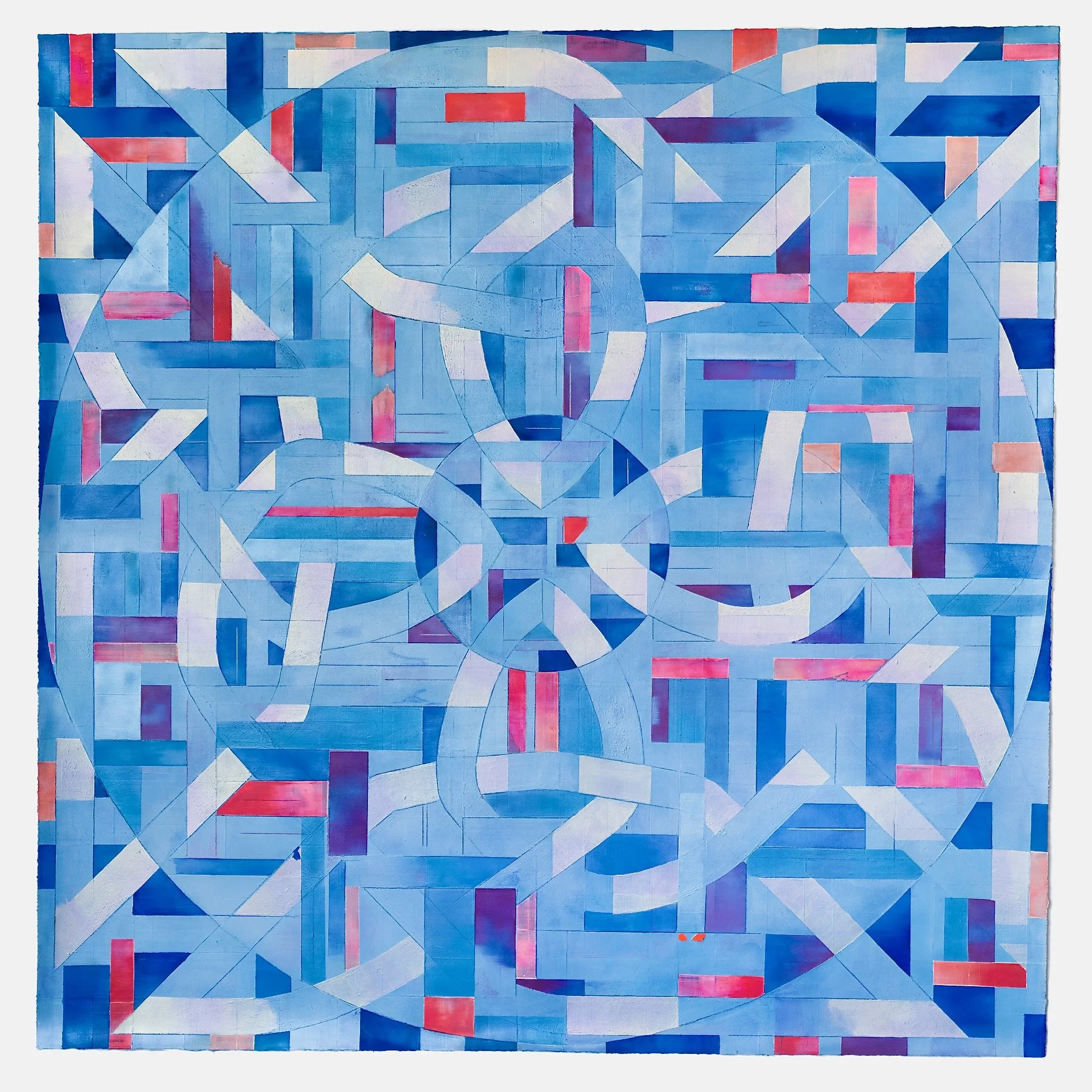 Above | pastel, colored pencil & acrylic on paper | 60 x 60 in. | 2025