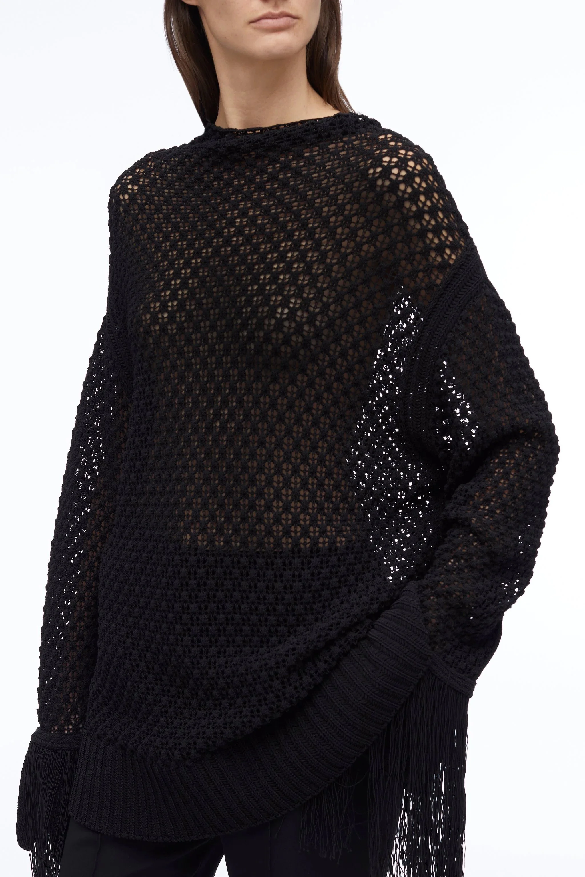 Spring 23 - Open Stitch Oversized Pullover in Cotton