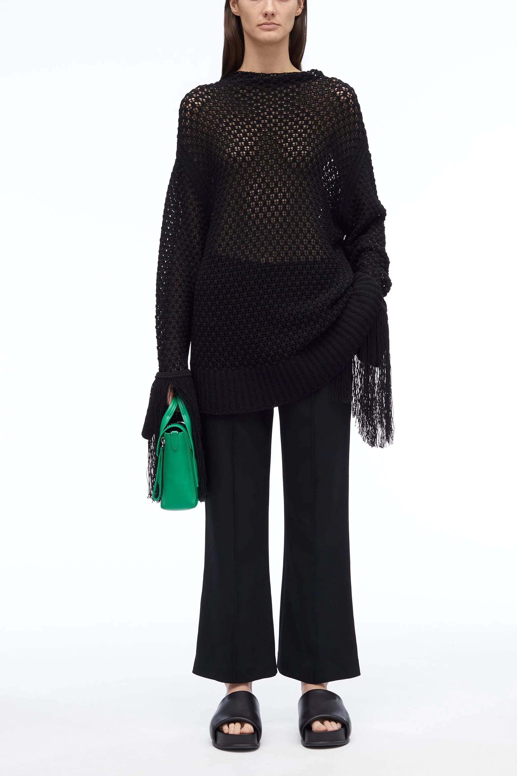 Spring 23 - Open Stitch Oversized Pullover in Cotton