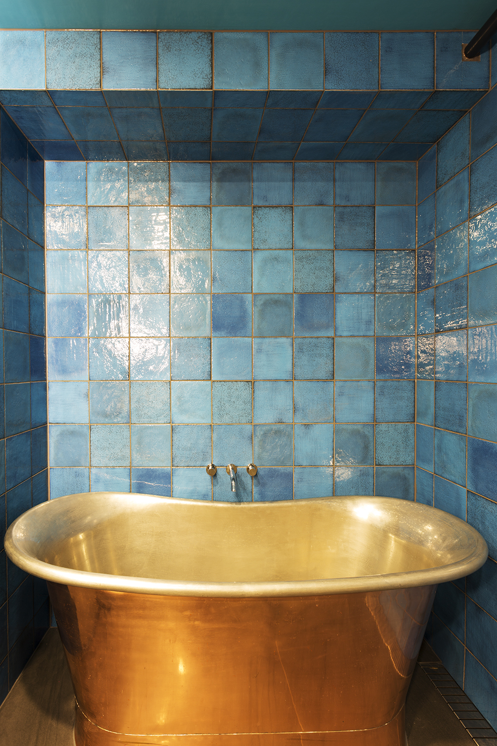 Bathroom design melbourne interior designer copper bath