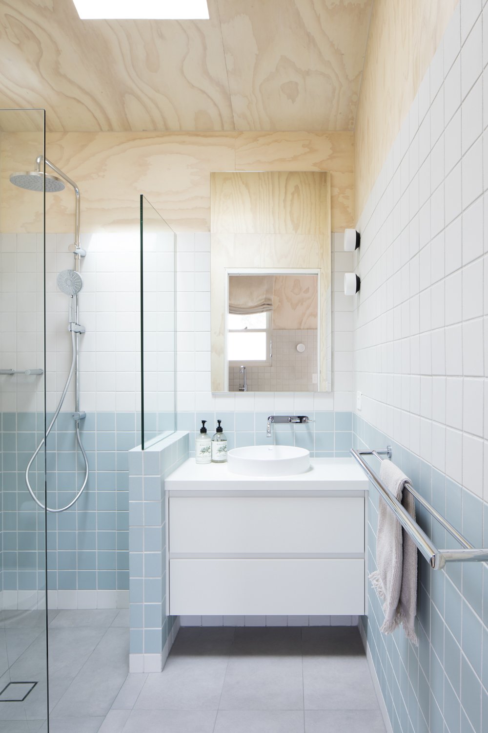 Ensuite bathroom designed by Melbourne interior designer Meredith Lee