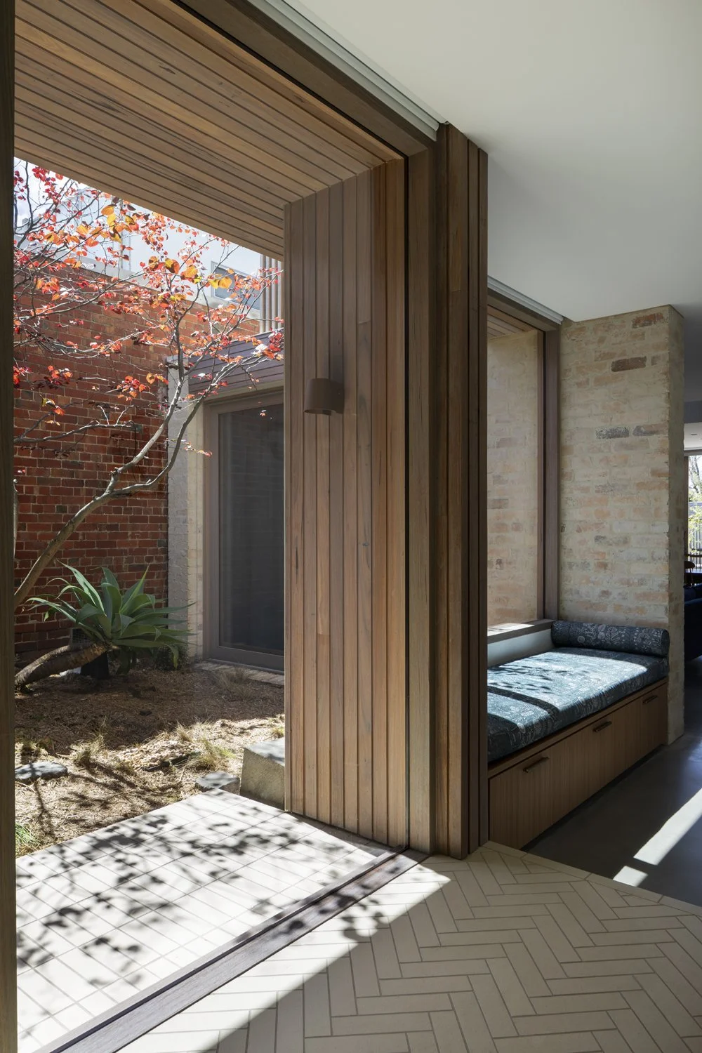 Interior designer Meredith Lee has designed a robust and beautiful home extension in Melbourne