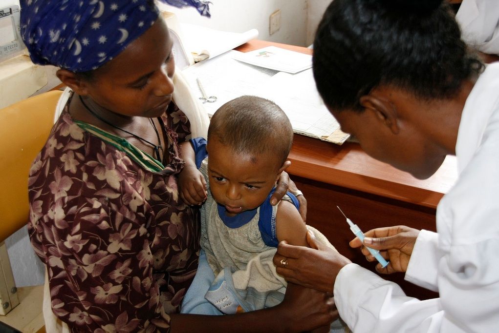 A vaccination program in Ethiopia
