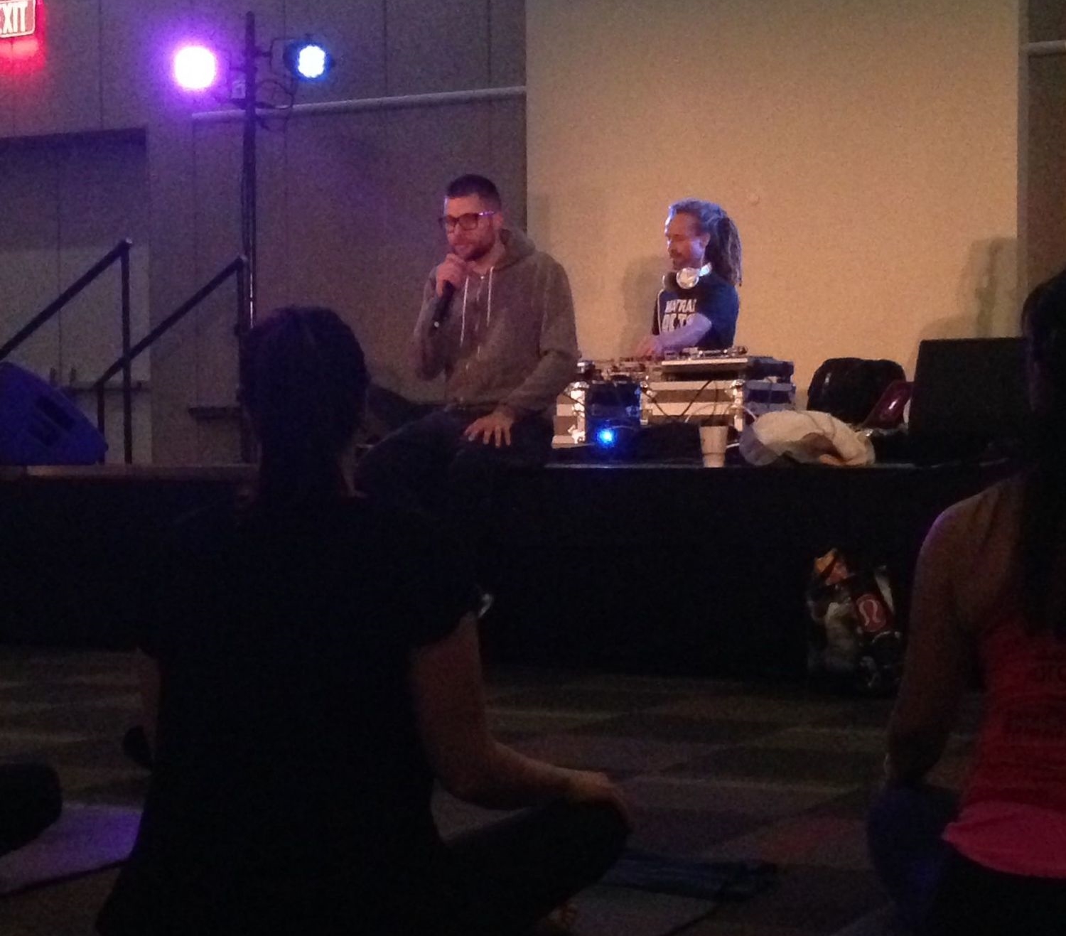 MC Yogi, "Mantras, Beats and Meditations" workshop at Kansas City Yoga Festival. — Balance in the 'Burbs