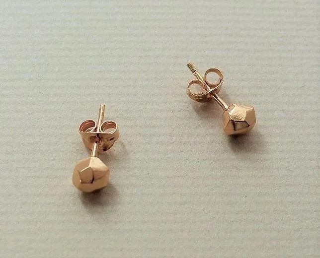 mini gold meteorite studs.JPG