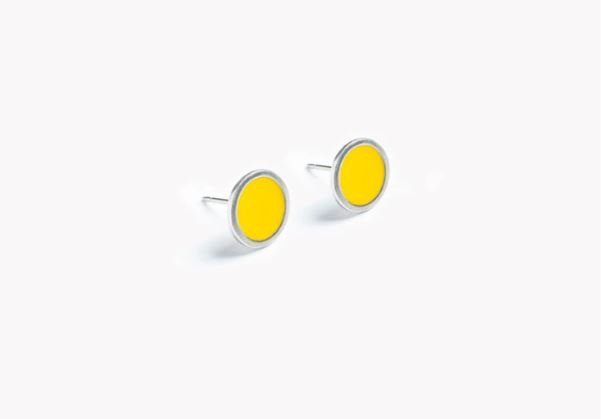 Silken Yellow Studs.JPG