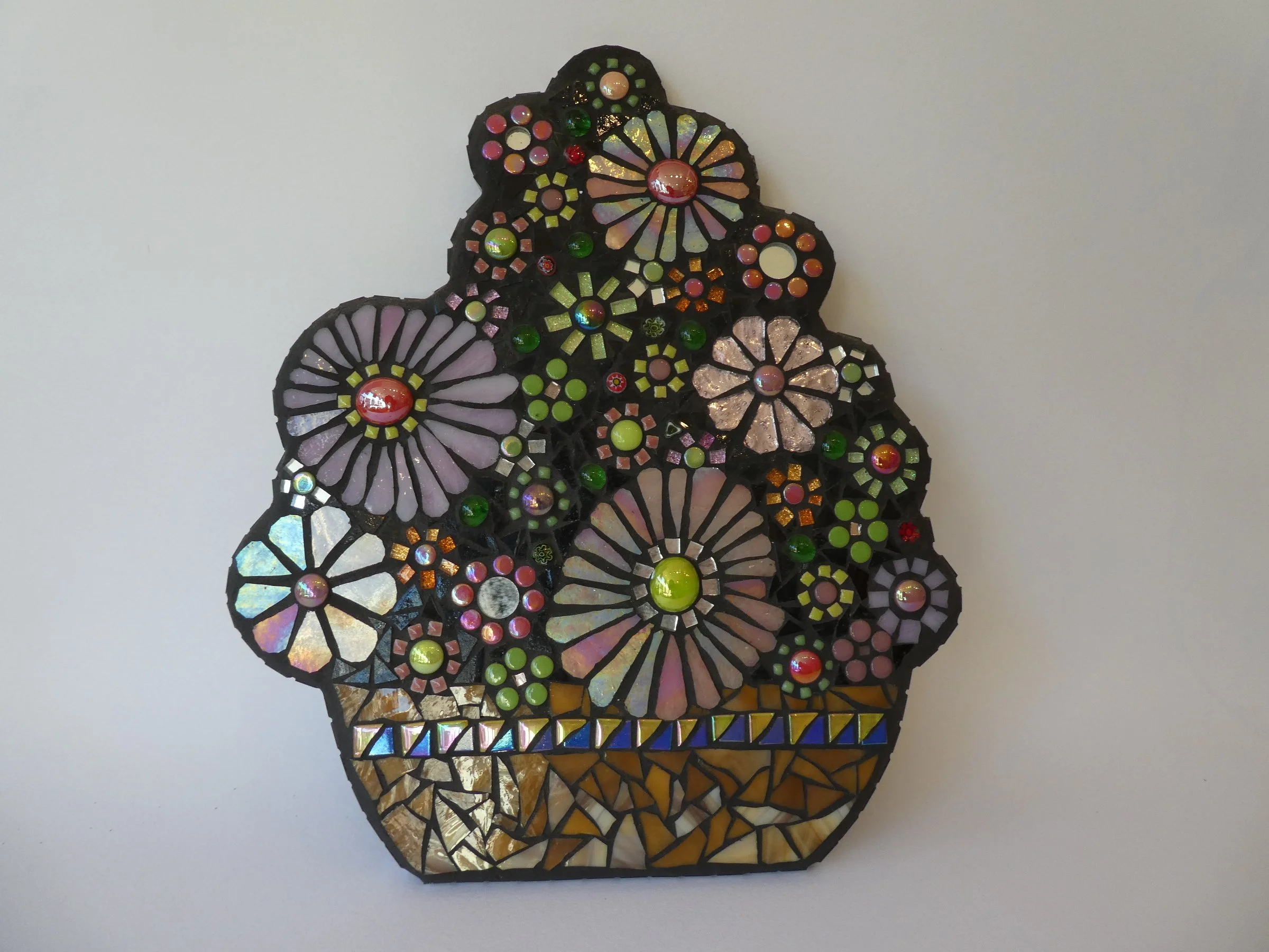 Lindsey Kennedy - Glass Mosaic Pink Posy