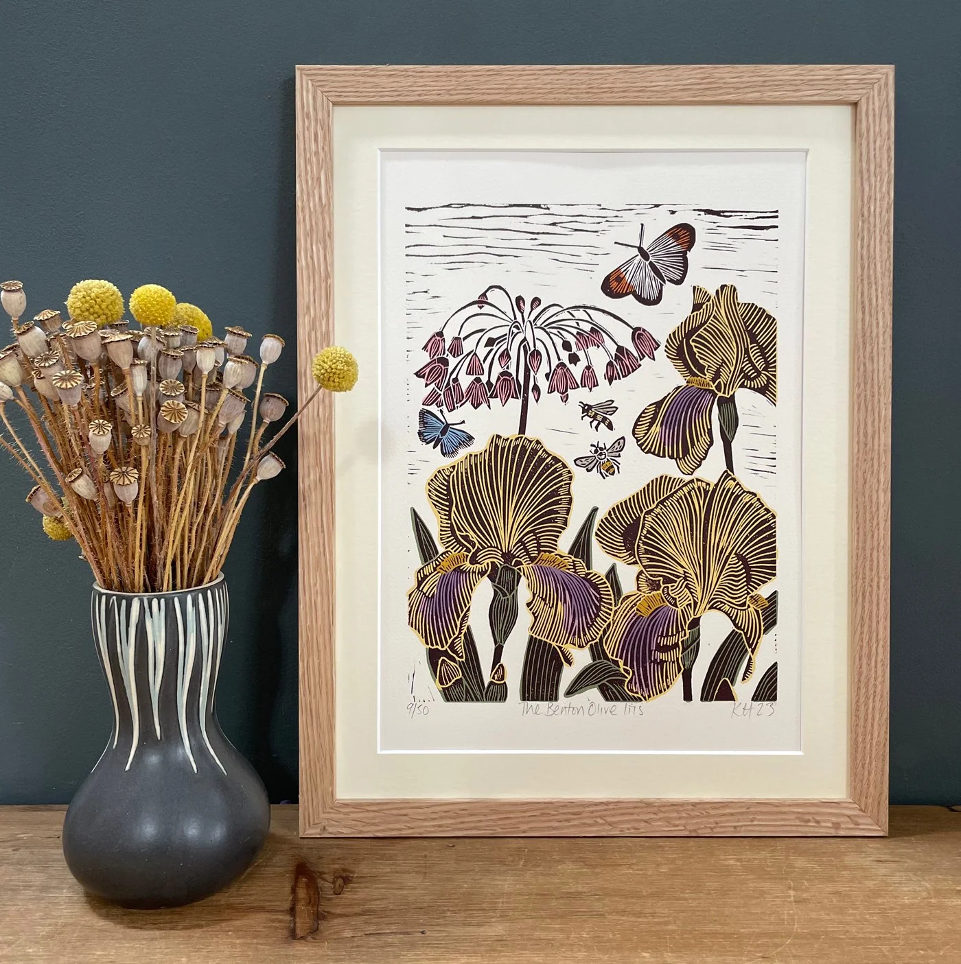 TheBentonOliveIris-framed.jpg