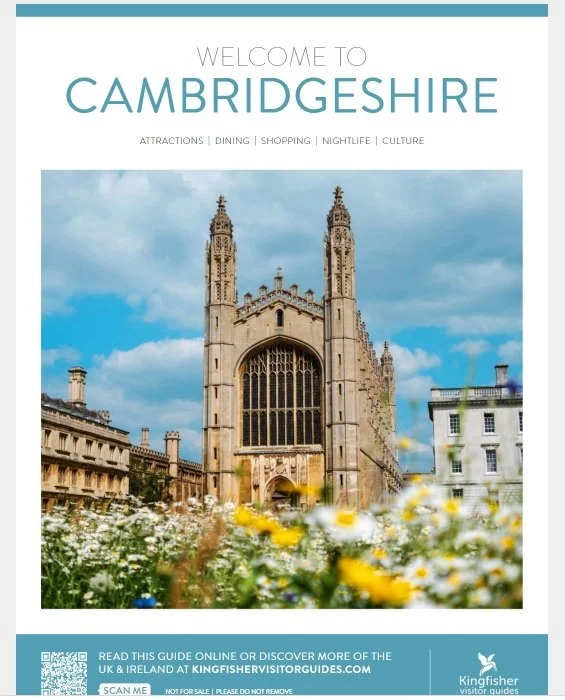 VK is in the Kingfisher 'Welcome to Cambridgeshire' Guide 2024