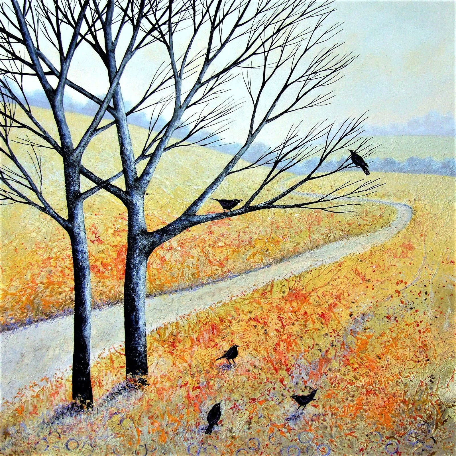 Deborah Burrow - Five Blackbirds