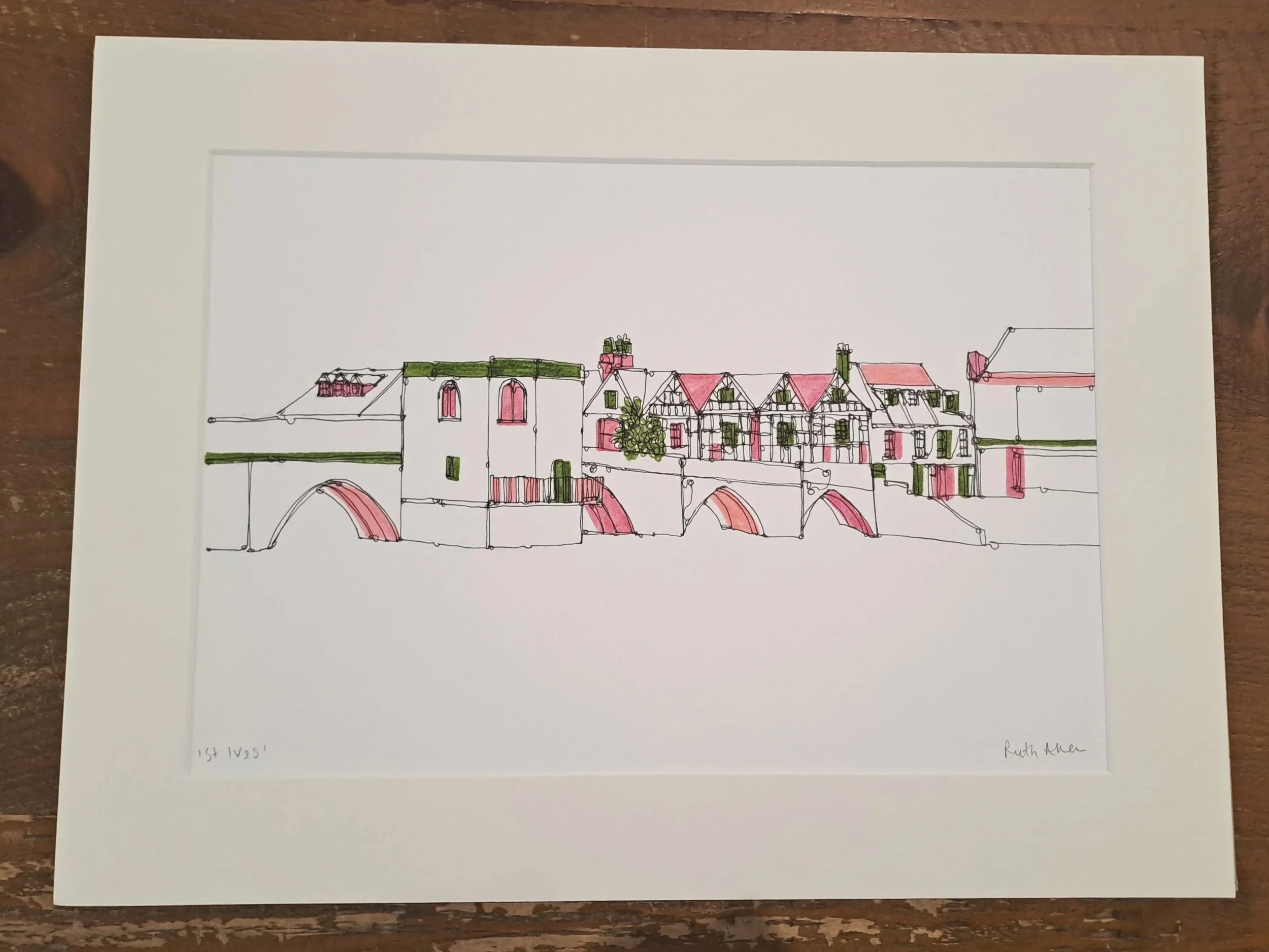 Ruth Allen - St Ives Pinks & Olive