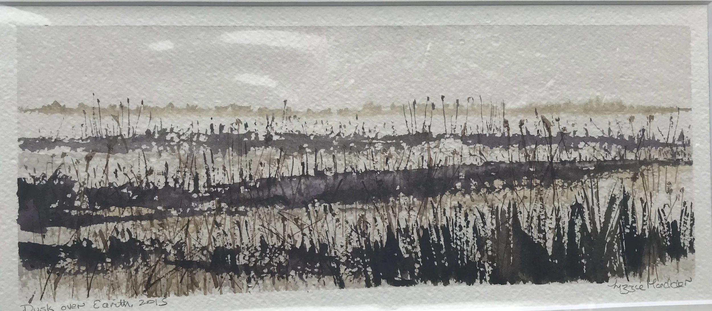 Lizzie Madder - Dusk Over Earith