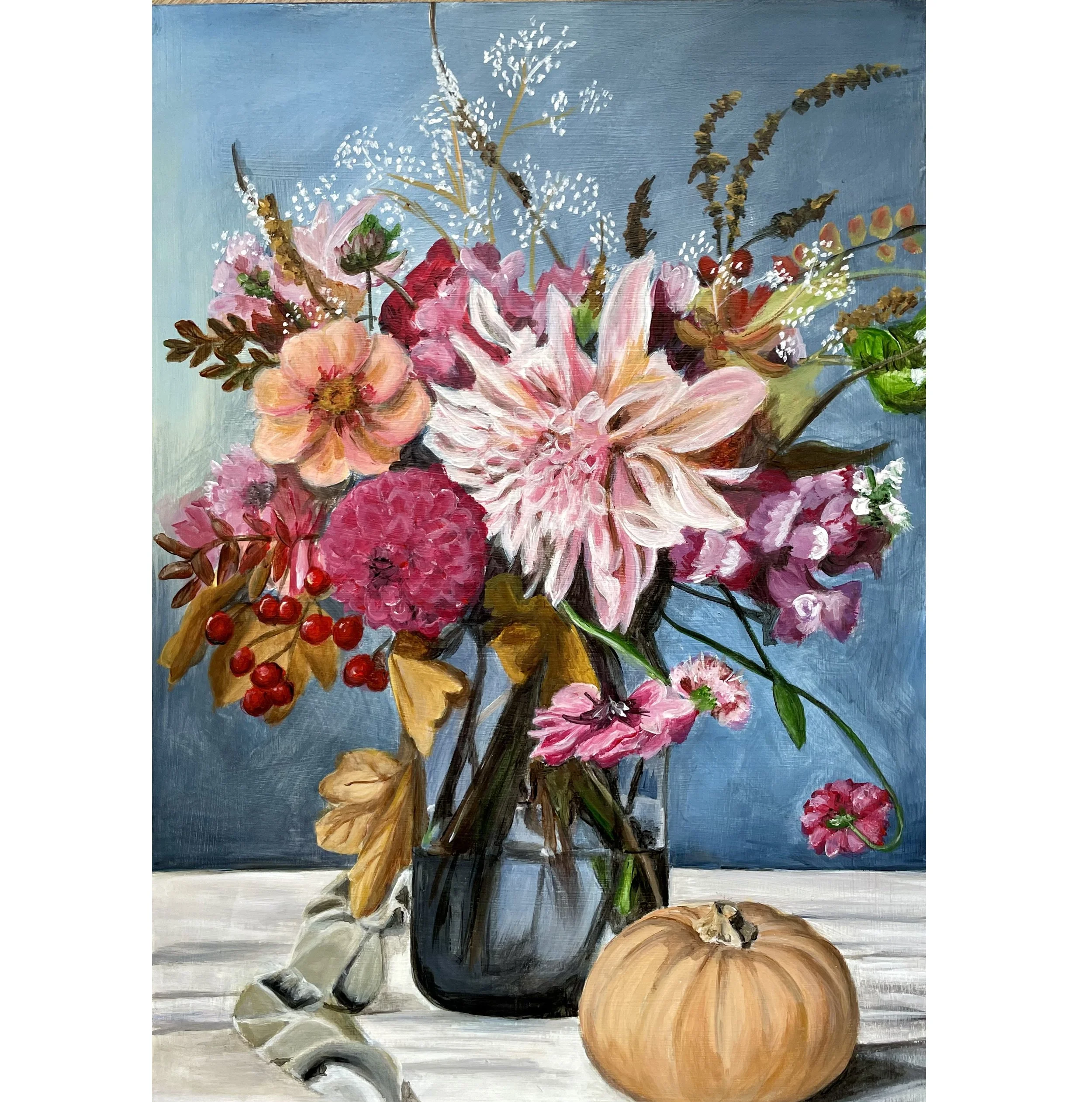 Dahlias with Squash sq.jpg