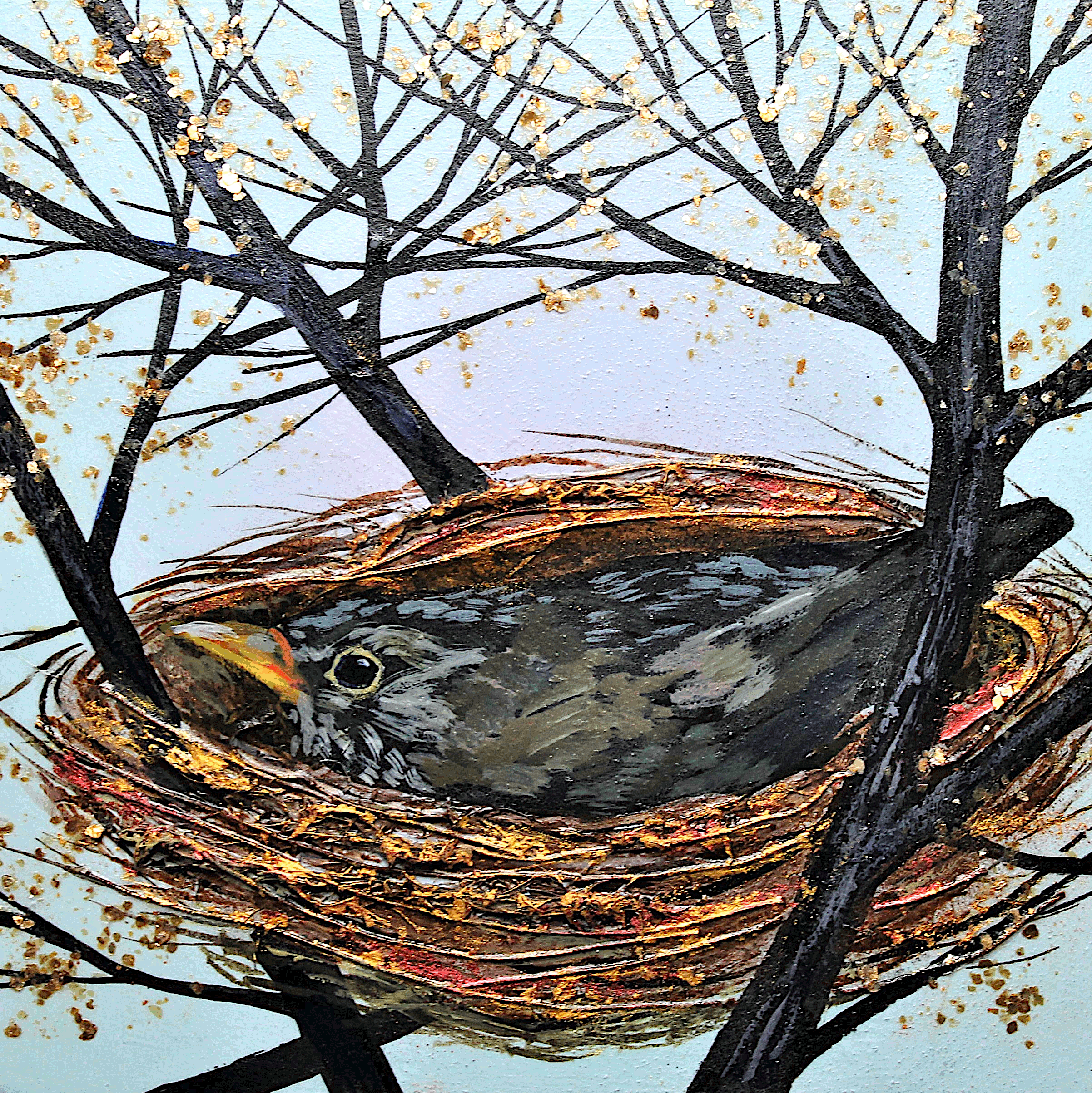 At the Nest IV ©Deborah Burrow.gif