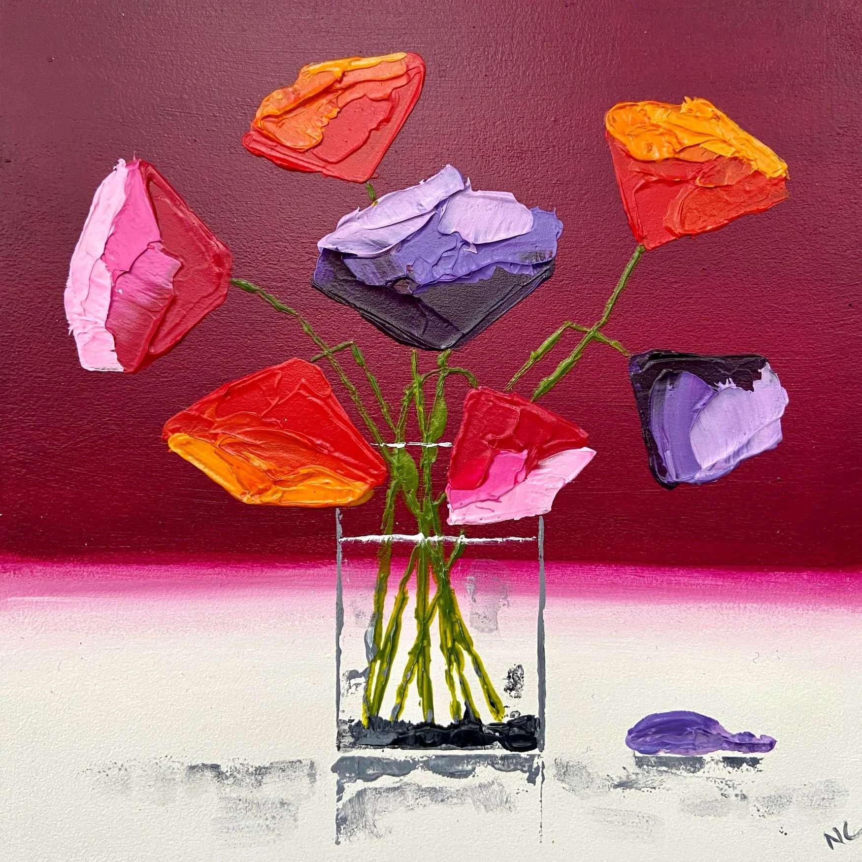 In Bloom 36cm x 36cm when framed - £350 - med res.jpg