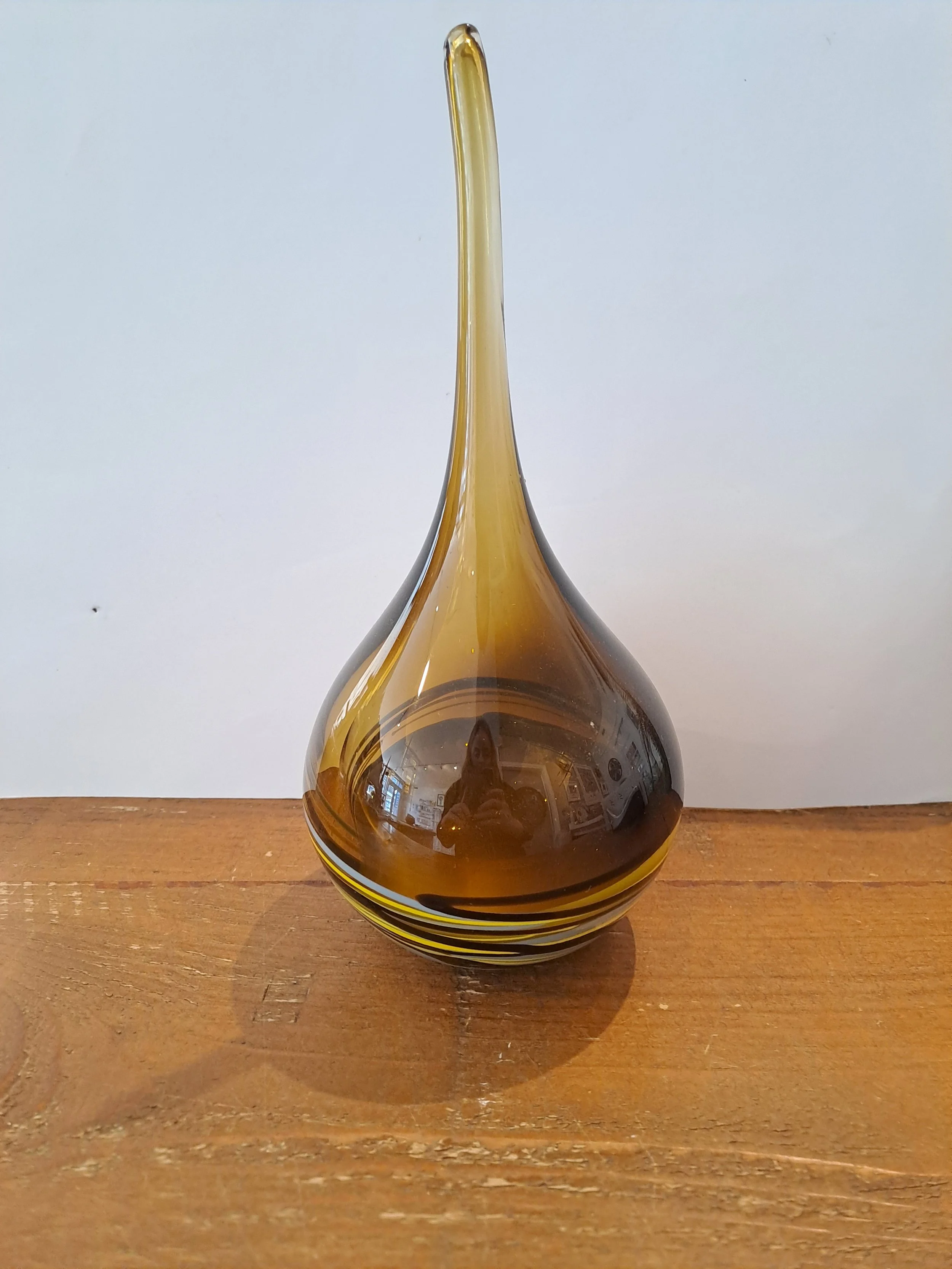 Hayley Gammon - Small Brown & Yellow Vessel