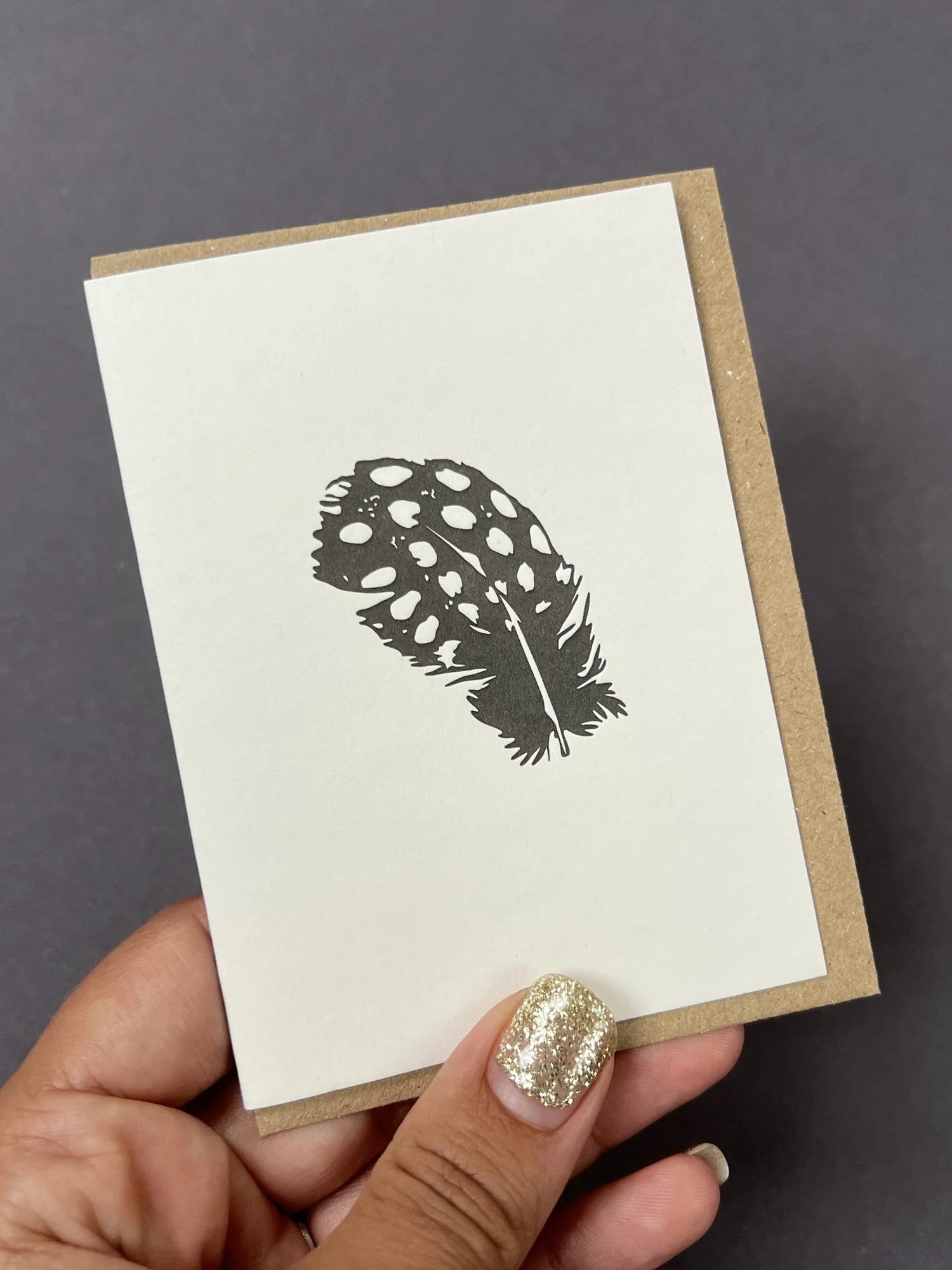 Penguin Ink - Guinea Fowl Feather