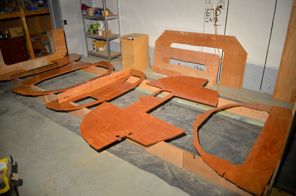 The same frames with two coats of epoxy.