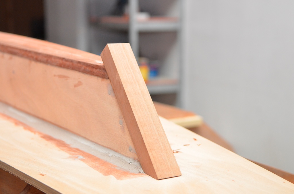 The outside also has "stems" whose dimensions are provided in the plans and which require hand shaping.