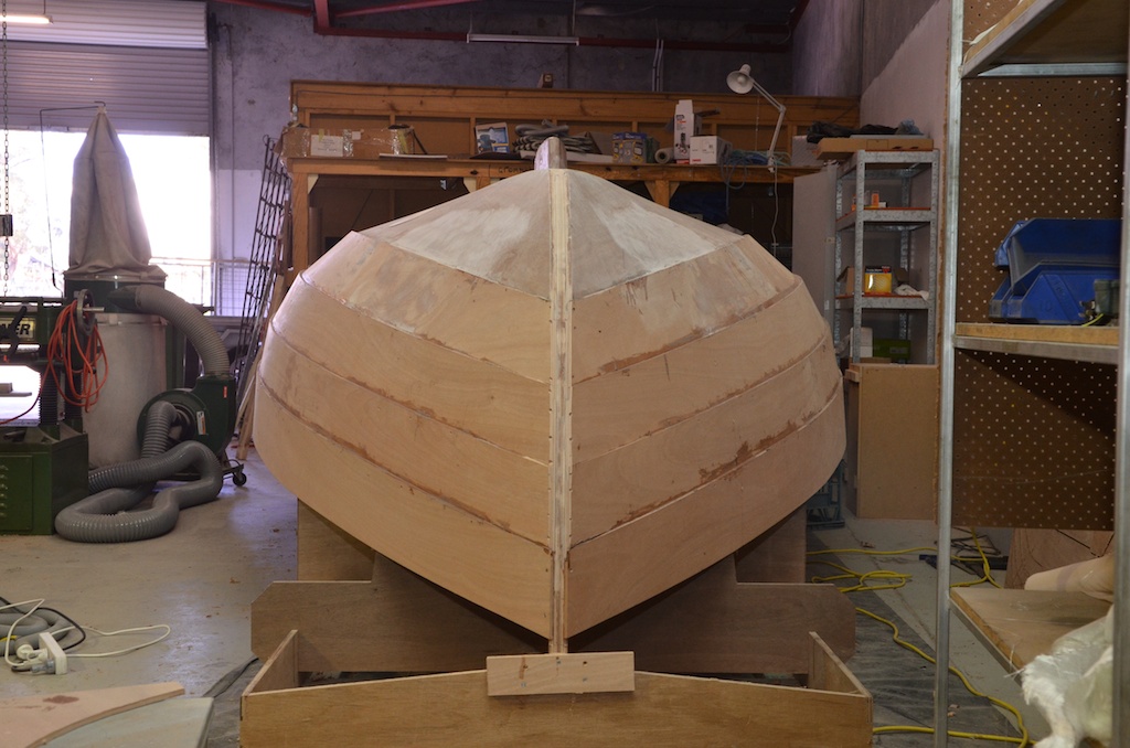 Next day with clamps removed.