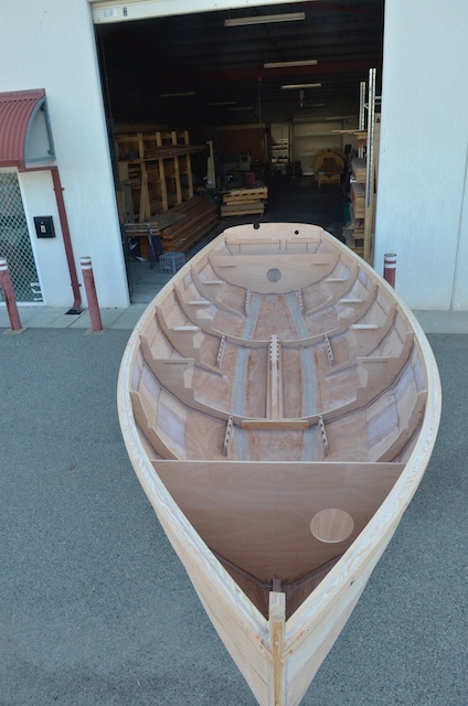 Hull ready for painting to begin.