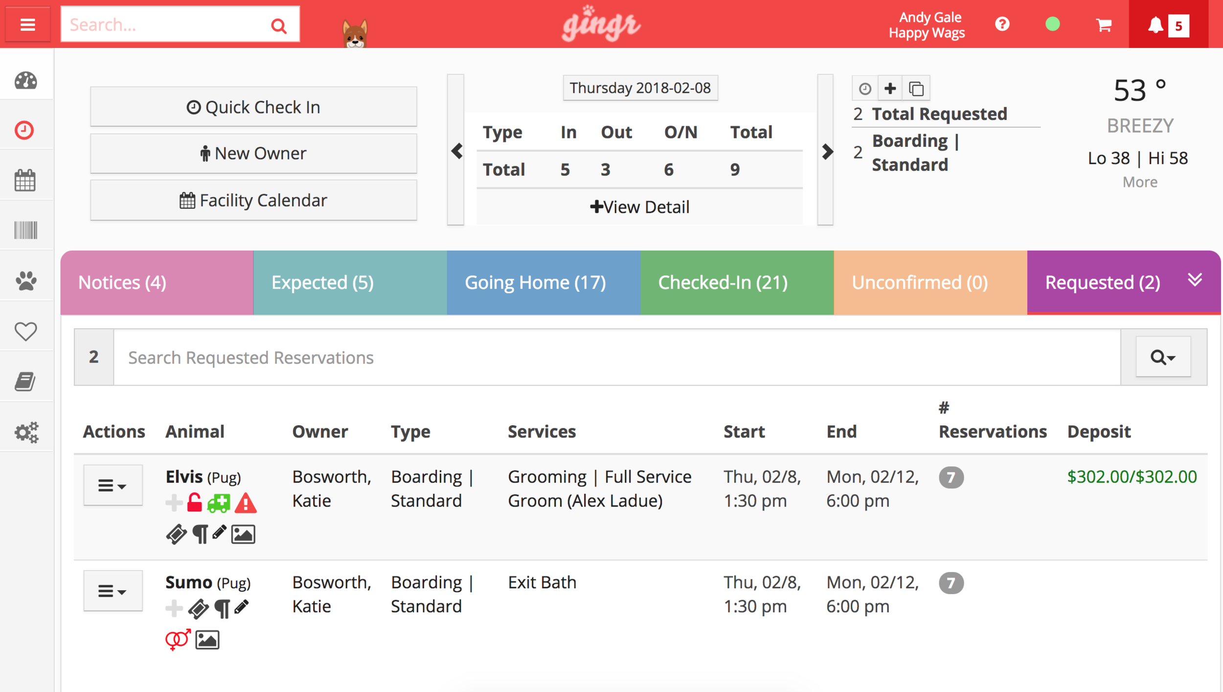 Save at least 50% of your time on the phone and email with the online reservation request management system.