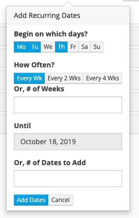 Easily add and confirm regularly scheduled dog daycare for any pet to help you plan your capacity and staffing requirements.