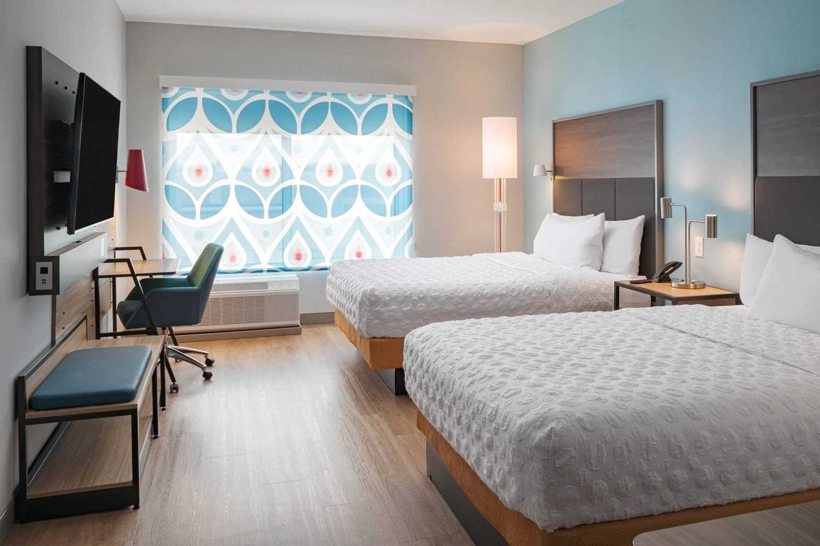  Original Filename: 3928_BNASPRU_TRU_qqueen_bed.jpg File Name: Tru-Queen-Room.jpg Caption: Two queen guest room Marketing Caption: Spacious guest room with two queen beds at Tru by Hilton Spring Hill. Alternate Tag: Tru two queen guest room Keywords: