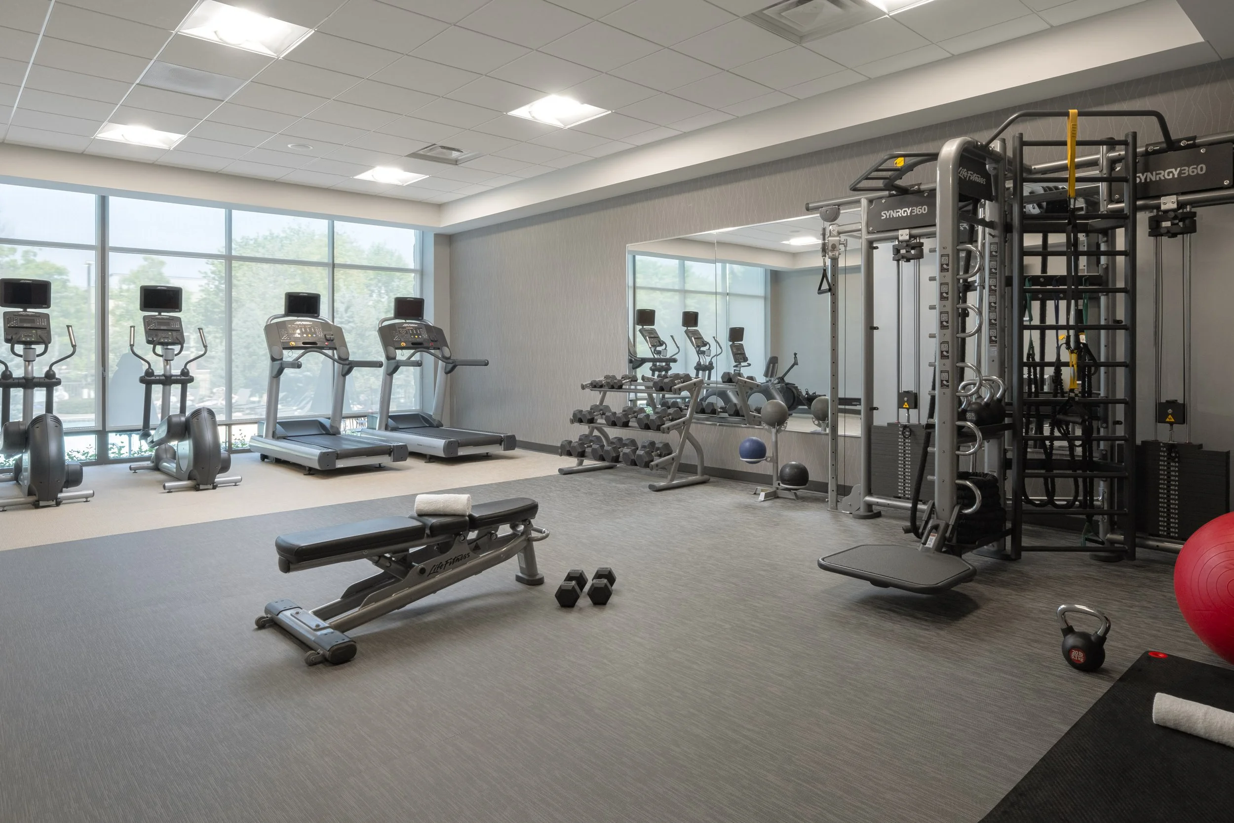  ORIGINAL FILENAME:  4913_TYSCP_Courtyard_fitness.jpg  FILE NAME:  Fitness Center  PHOTO PLACEMENT TAG:  Search in DAC for: Recreation &amp; Fitness  CAPTION:  Fitness Center  MARKETING CAPTION:  The fitness center includes cardio equipment, free wei