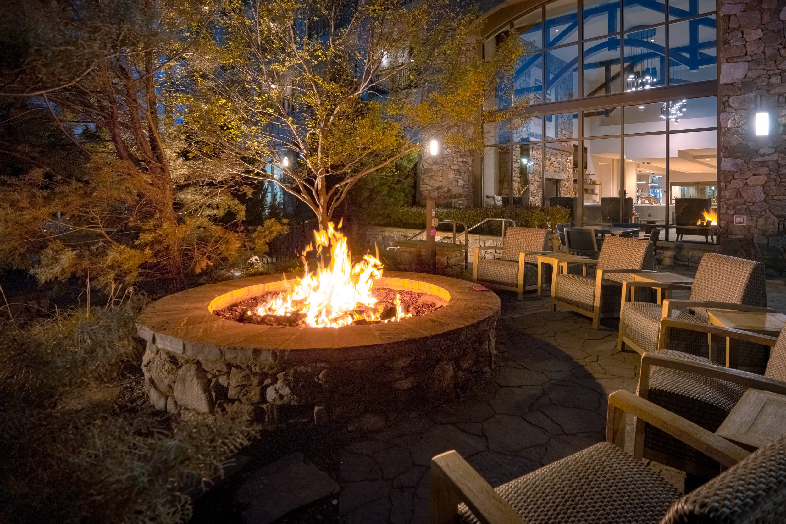  ORIGINAL FILENAME:  4919_TYSCP_Courtyard_firepit_1.jpg  FILE NAME:  Fire Pit  PHOTO PLACEMENT TAG:  Search in DAC for: Features  CAPTION:  Outdoor Fire Pit  MARKETING CAPTION:  The outdoor fire pit area offers seating beside the building and large w