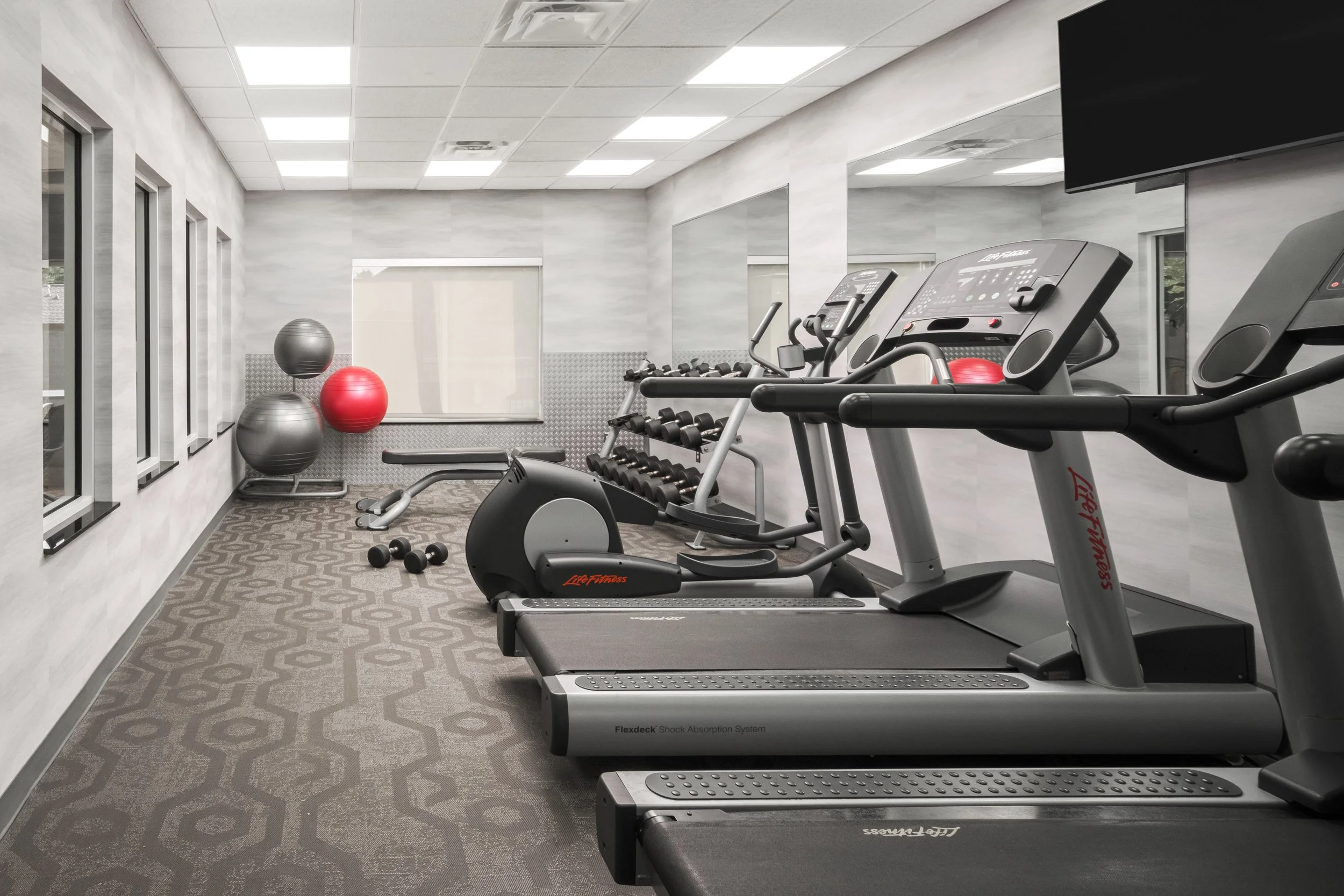  ORIGINAL FILENAME:  CHACL_13_Fairfield_fitness.jpg  FILE NAME:  Fitness Center  PHOTO PLACEMENT TAG:  Search in DAC for: Recreation &amp; Fitness  CAPTION:  Fitness Center  MARKETING CAPTION:  The fitness center includes treadmills, an elliptical, f