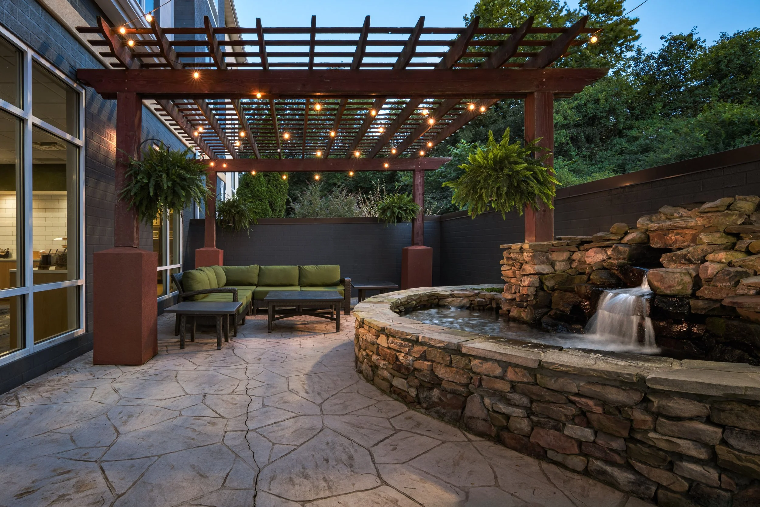  ORIGINAL FILENAME:  CHACL_15_Fairfield_outdoorseating_koipond.jpg  FILE NAME:  Outdoor Patio  PHOTO PLACEMENT TAG:  Search in DAC for: Features  CAPTION:  Outdoor Patio – Koi Pond  MARKETING CAPTION:  The outdoor patio pairs pergola seating, string 