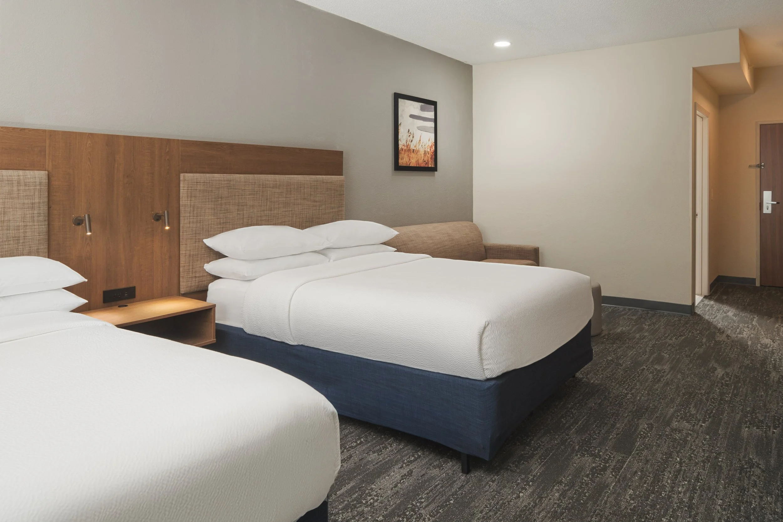  FILE NAME  Suite  CAPTION  Queen/Queen Suite  ALT TAG / LOGO DESCRIPTION  Two queen beds with sofa seating and entry  GUEST ROOM OR ADD-ON / NRP?  Sleeping Room / SR  INVENTORY TYPE CODE  Property to enter inventory type code if required.  HAVE PROD
