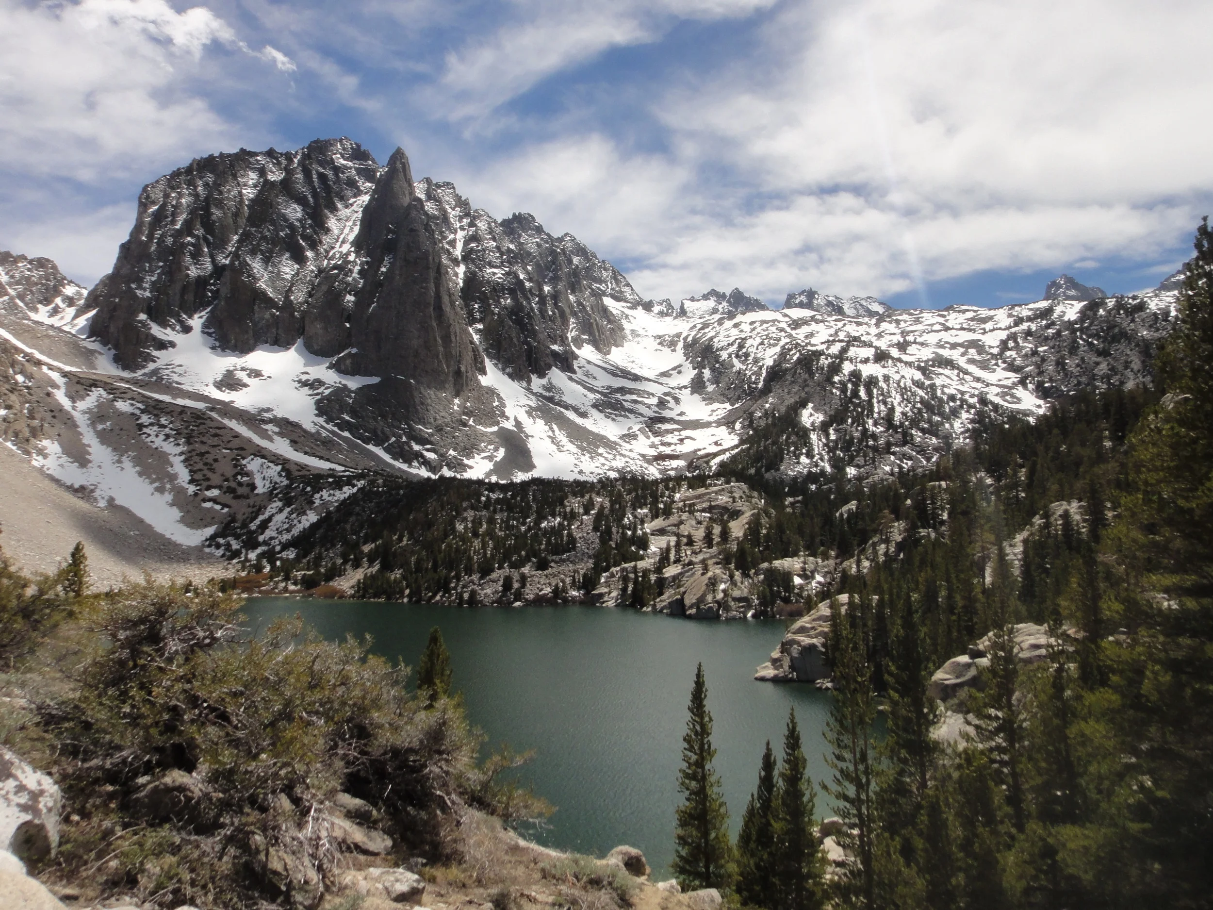 Caribou Lake near the Trinity Alps