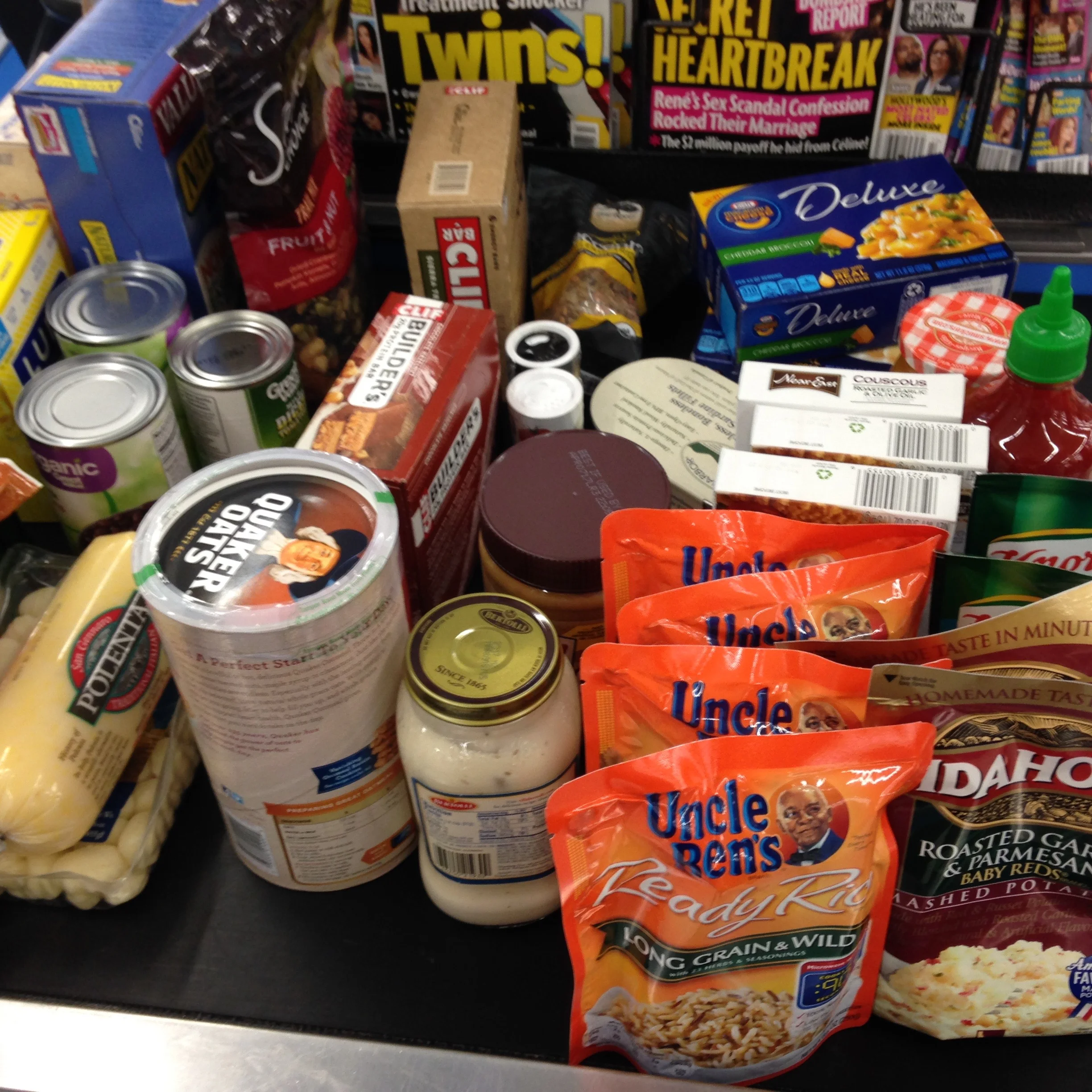 Q: What do you eat when you live out of your car for two months?