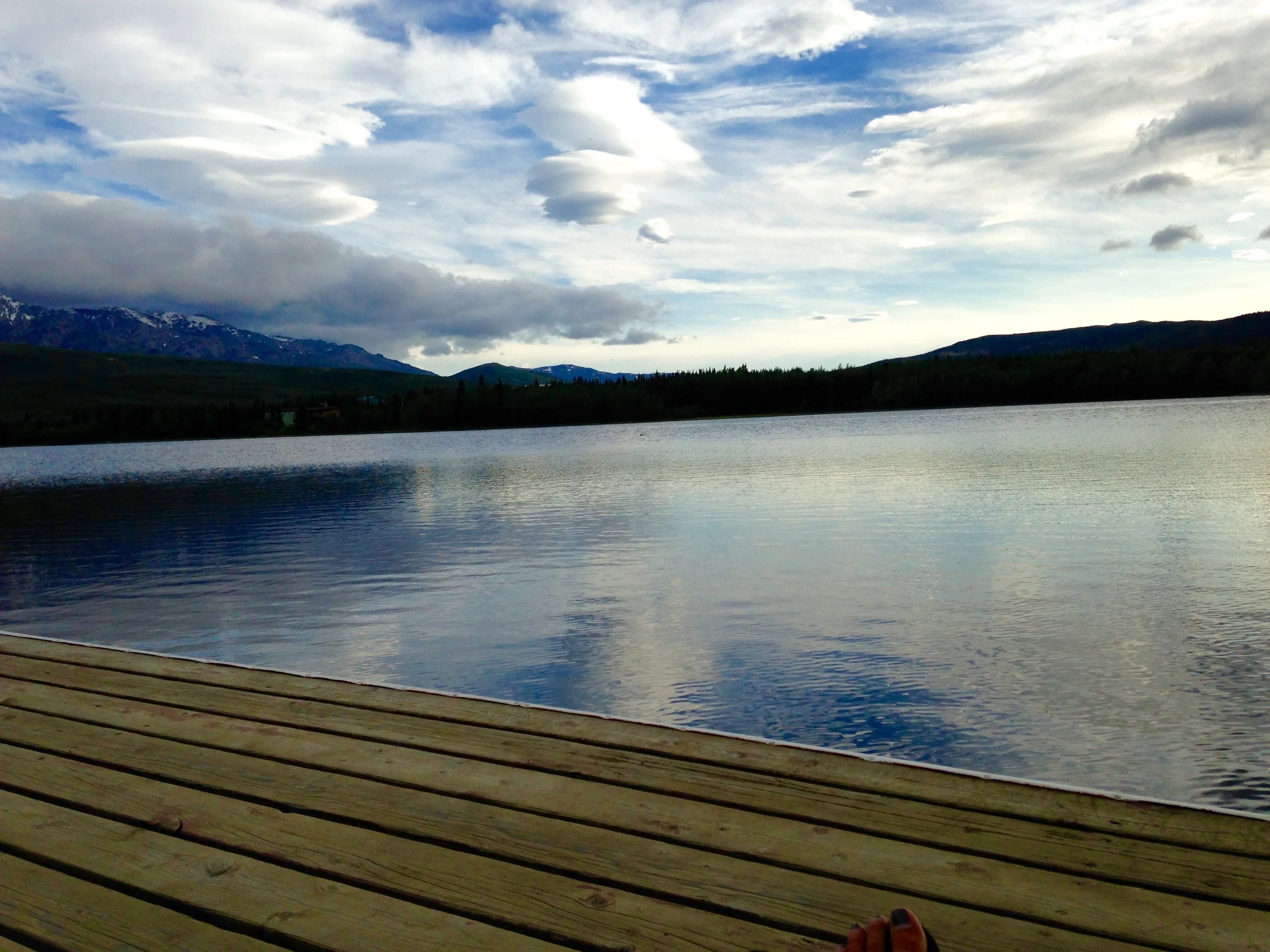 Otto Lake at dusk