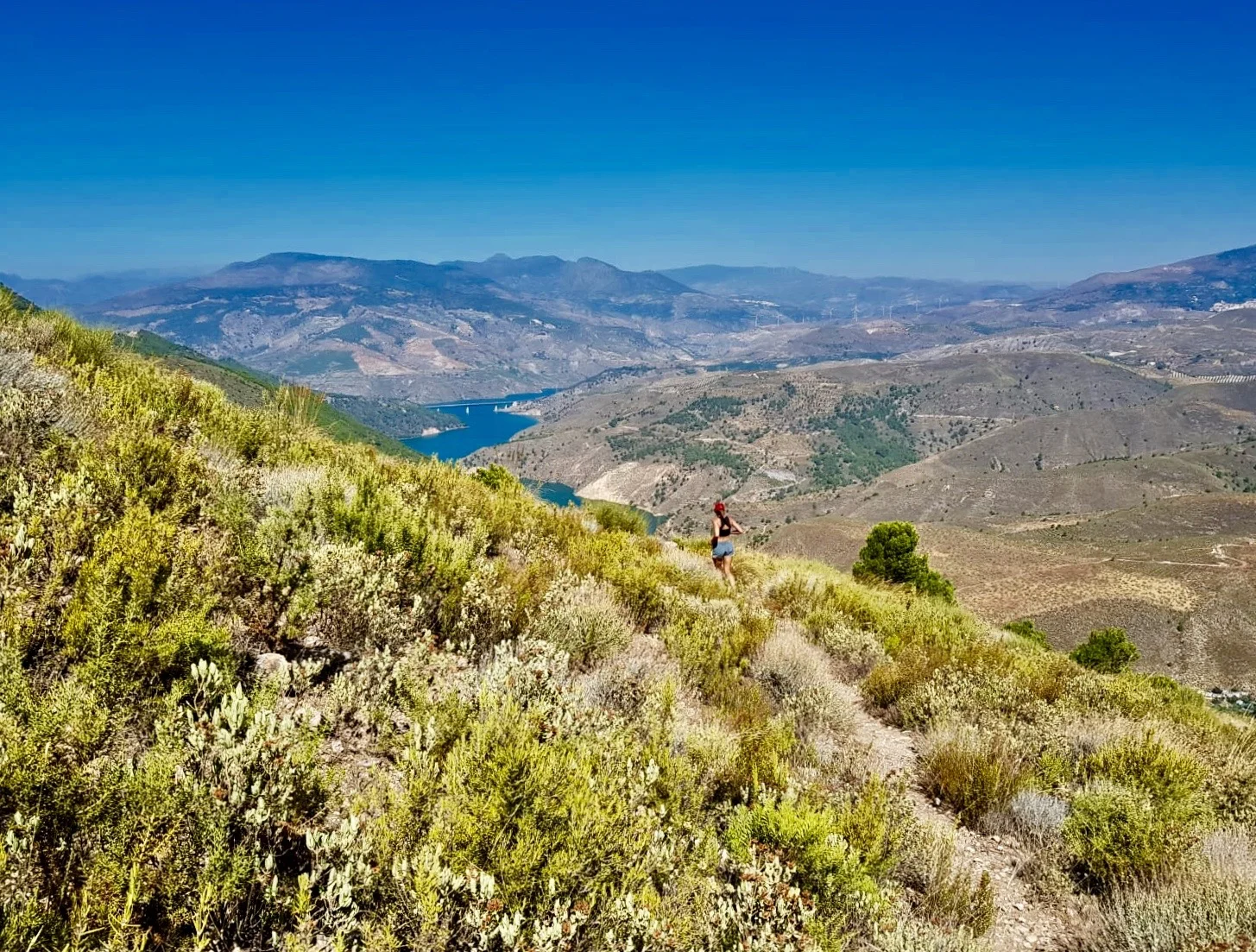 Trail run in the Sierra Nevada, Spain