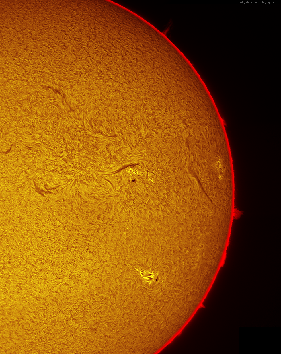 The Sun — Will Gater Astrophotography